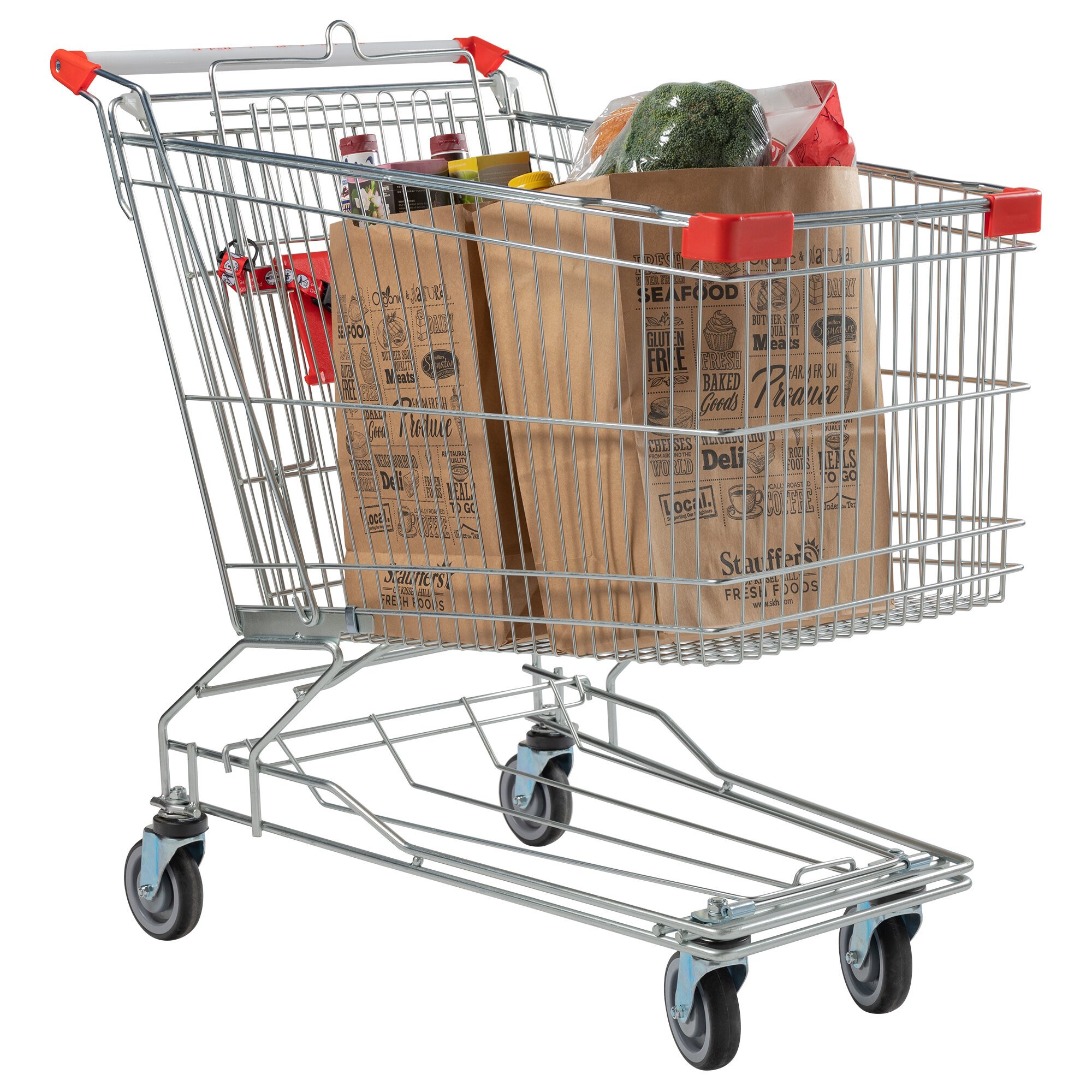 Regency Supermarket Grocery Cart 6.3 Cu. Ft.