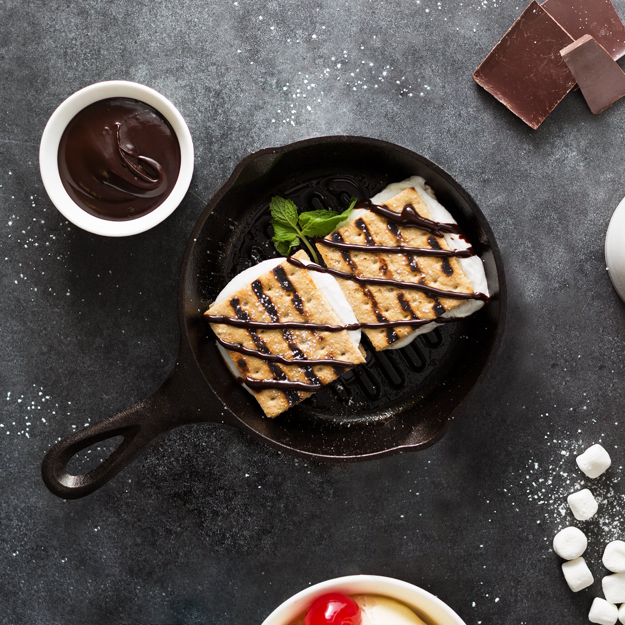 Lodge L3GP 6 1/2" PreSeasoned Cast Iron Grill Pan