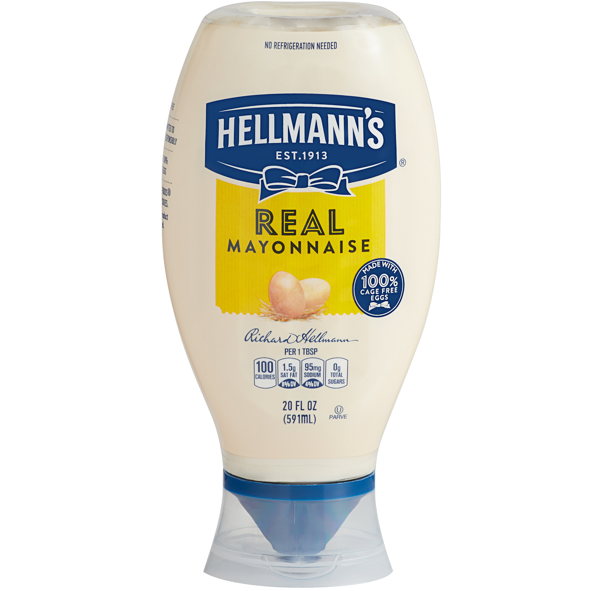 Hellmann's Real Mayonnaise 20 oz. Upside Down Squeeze Bottle