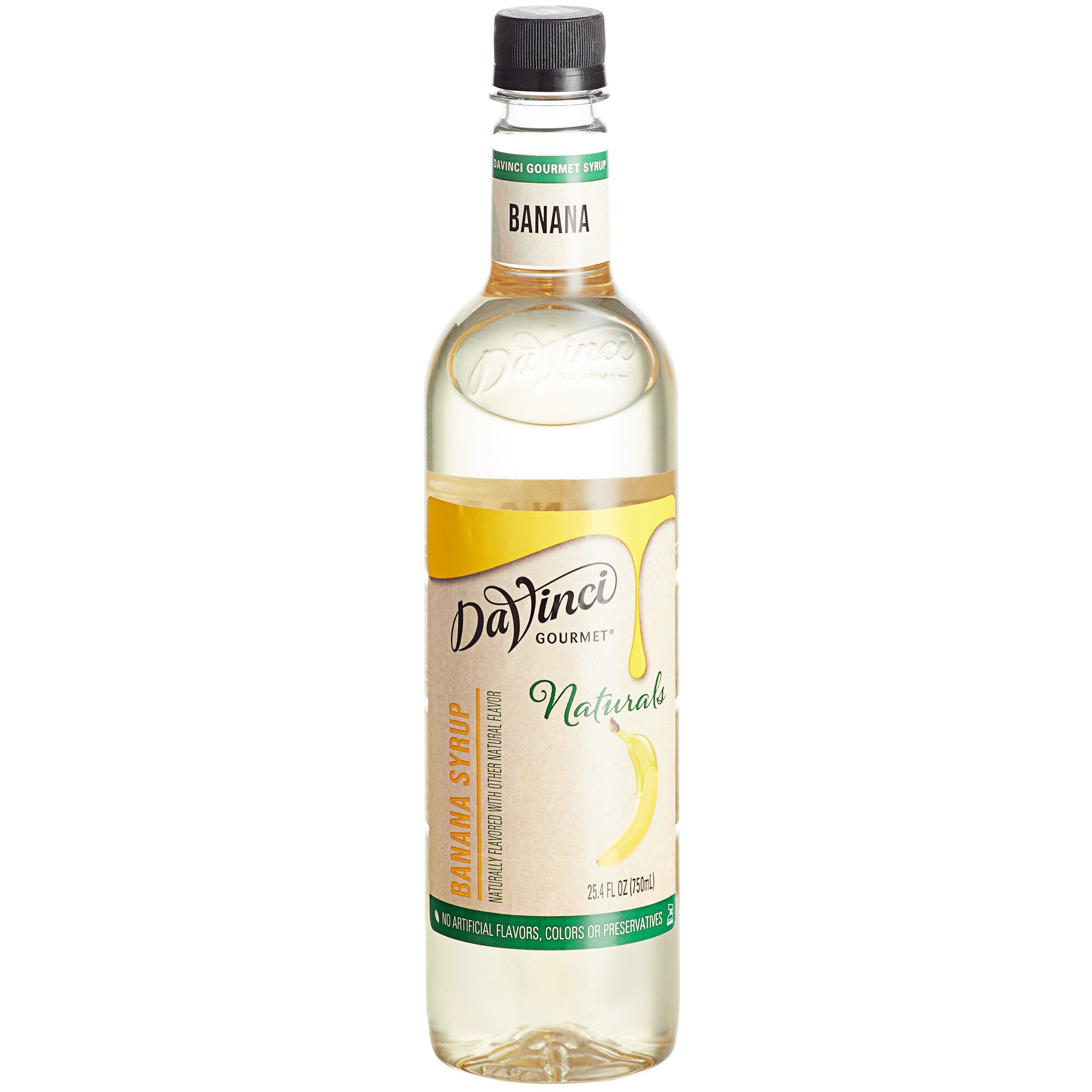 DaVinci Gourmet 750 mL AllNatural Banana Flavoring / Fruit Syrup