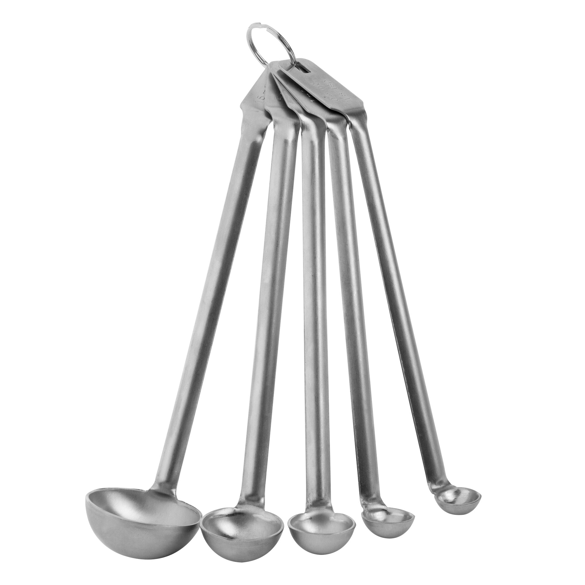 5Piece Stainless Steel Measuring Spoon Ladle Set
