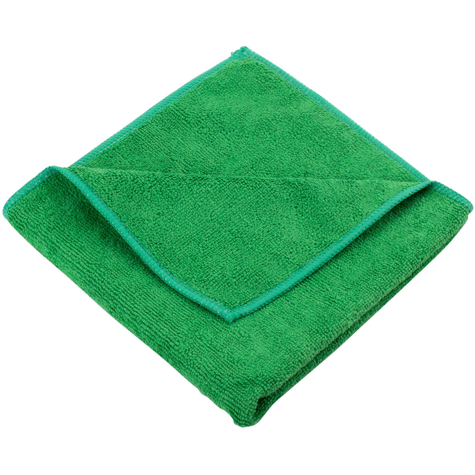 Unger MC400 SmartColor MicroWipe 16" x 16" Green LightDuty Microfiber