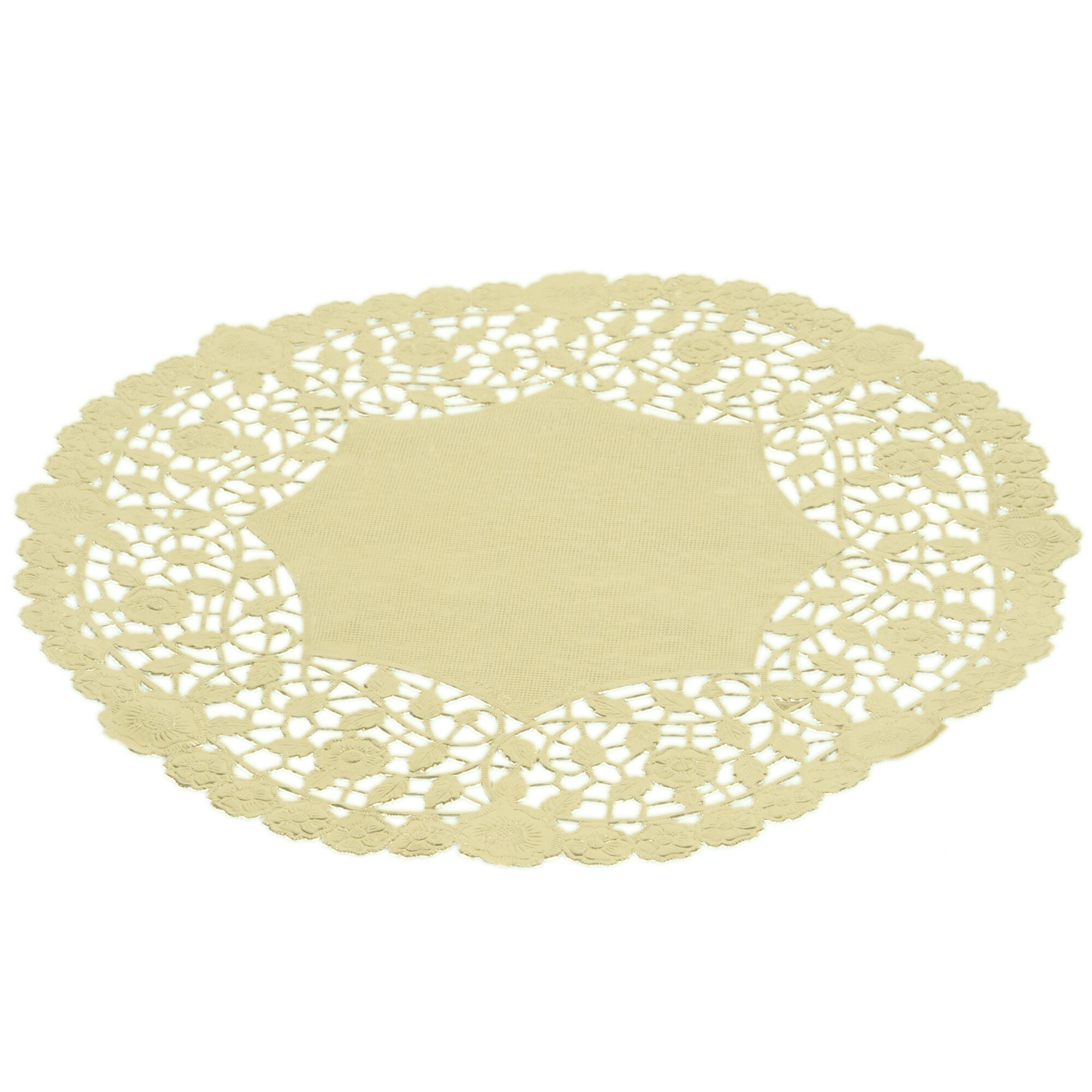 10" Gold Foil Lace Doily 500/Case