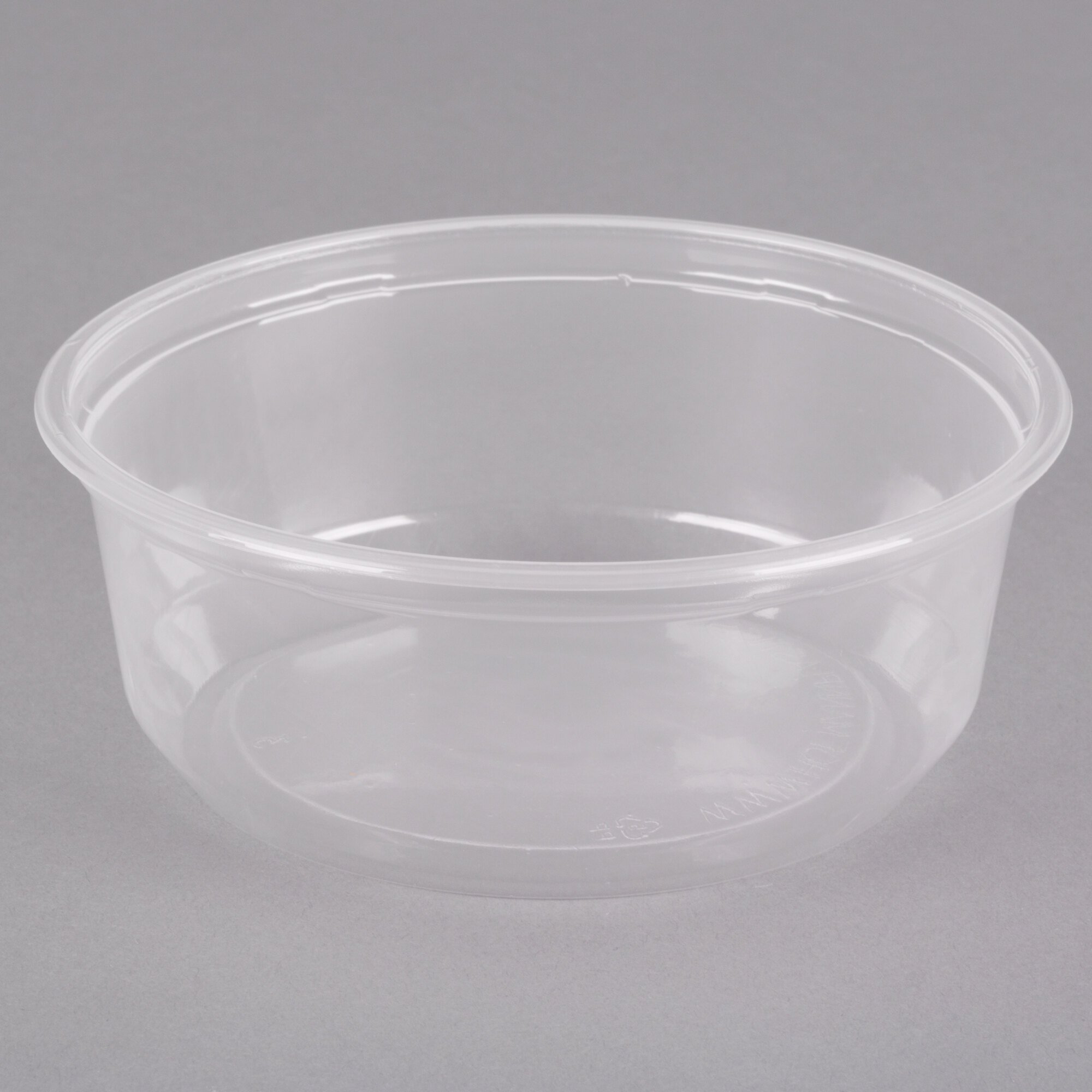 Choice 8 oz. Customizable Microwavable Contact Clear Round Deli ...