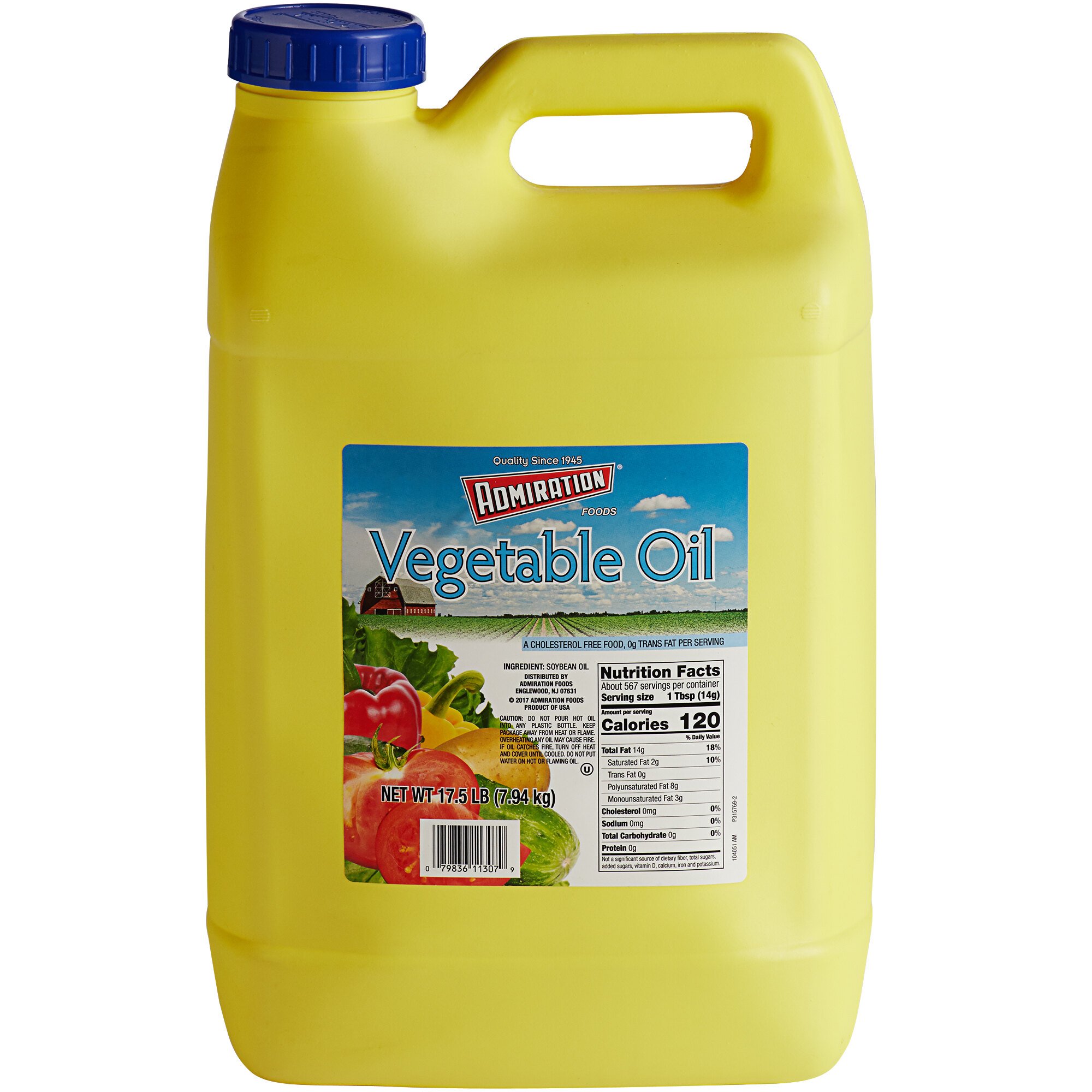 Admiration 17.5 lb. 100% Pure Vegetable Oil