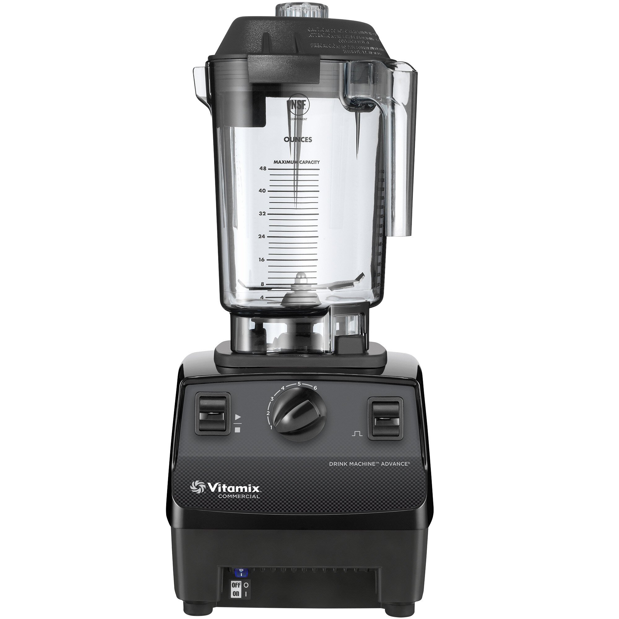 Vitamix 62824 Drink Machine Advance 2.3 hp Black Blender with 48 oz ...