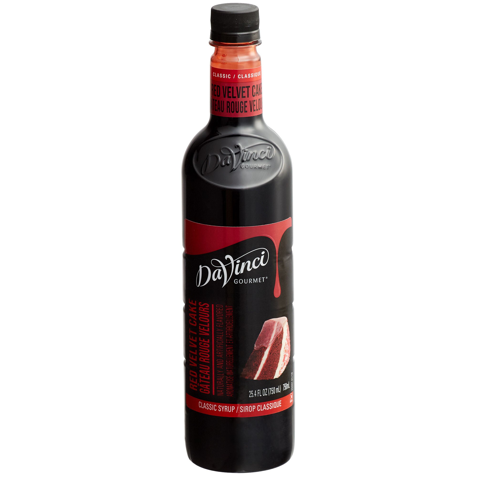 DaVinci Gourmet 750 mL Classic Red Velvet Cake Flavoring Syrup