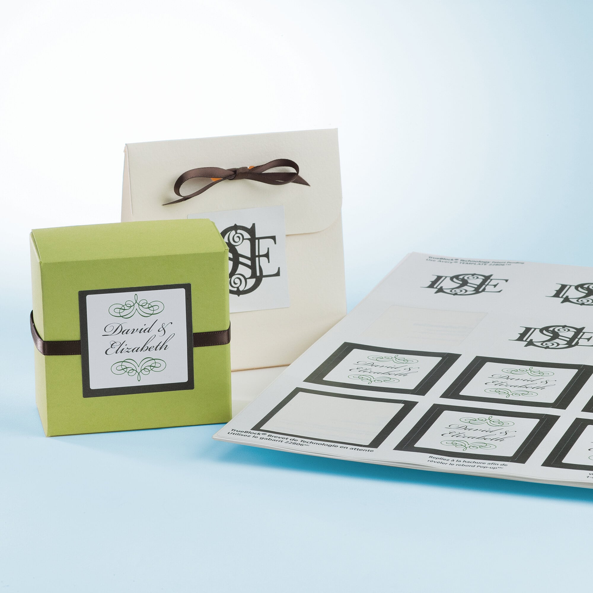 Avery 22816 TrueBlock 2" x 2" White Square Print-to-the-Edge Labels ...