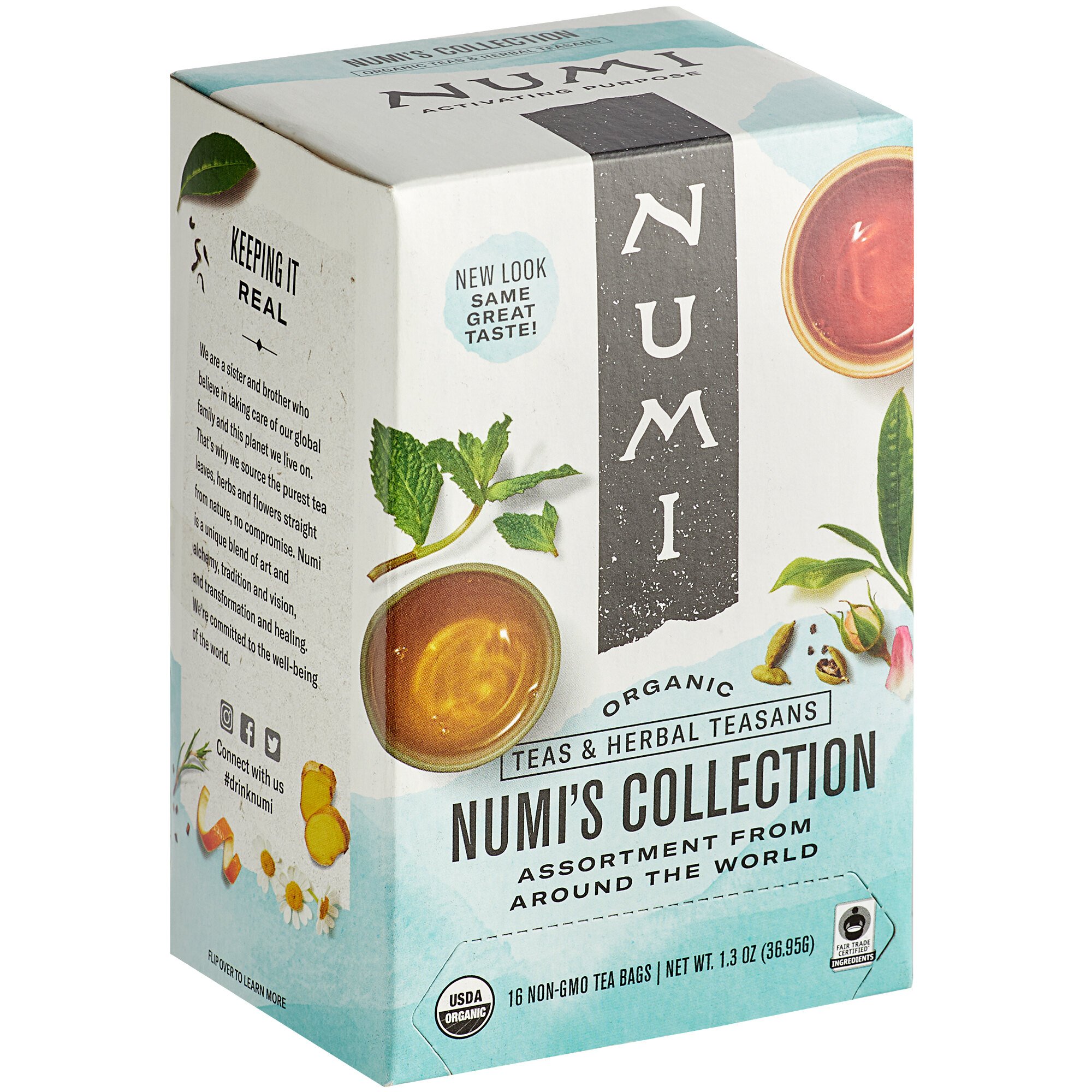 Numi Organic Tea Bag Collection - 16/Box