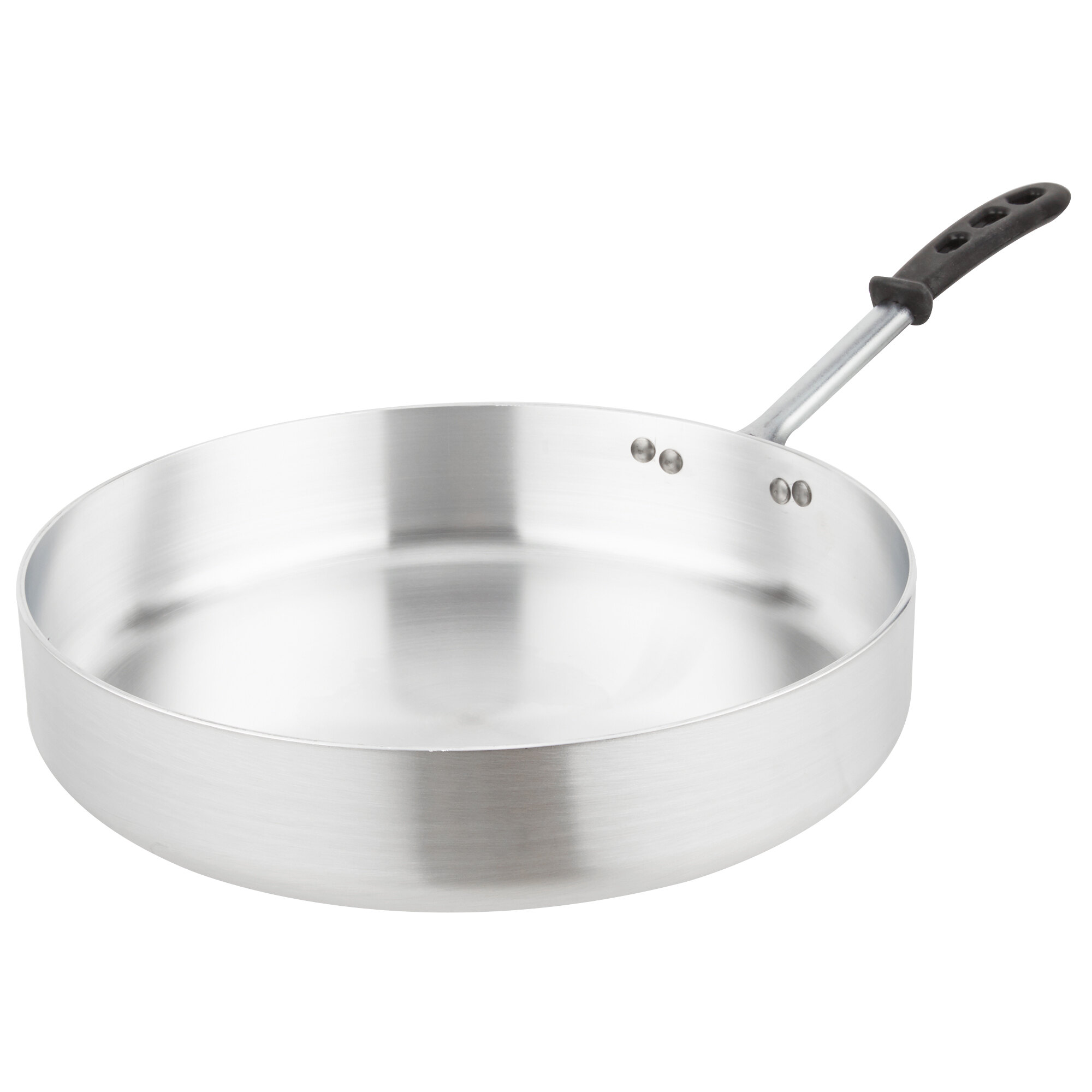 Vollrath 67737 WearEver 7.5 Qt. Straight Sided Aluminum Saute Pan with