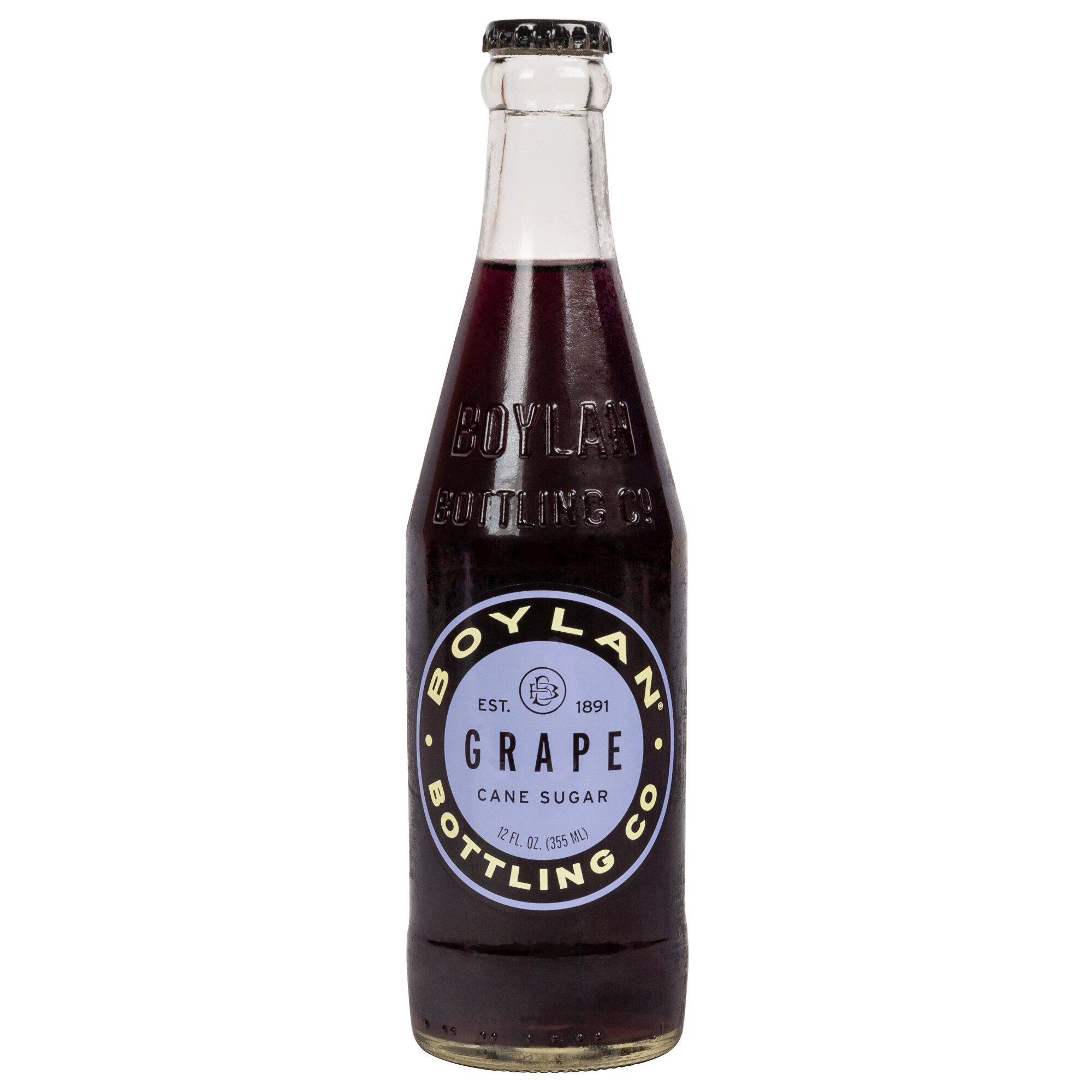 Boylan Bottling Co. 12 fl. oz. Grape Soda 4Pack 6/Case