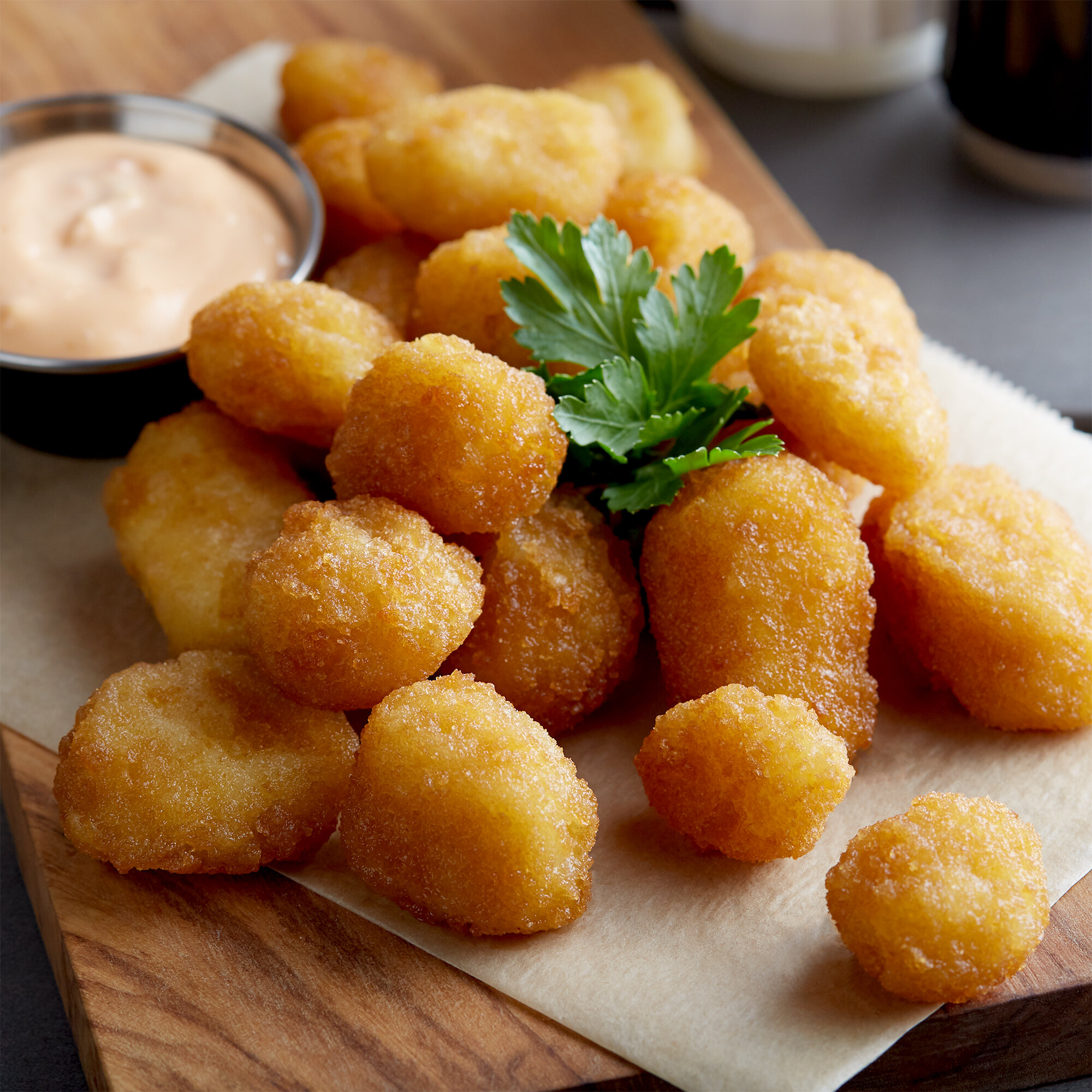 York Valley Cheese Company 16 oz. Bag Breaded Squeeky Cheese Curds 14/Case