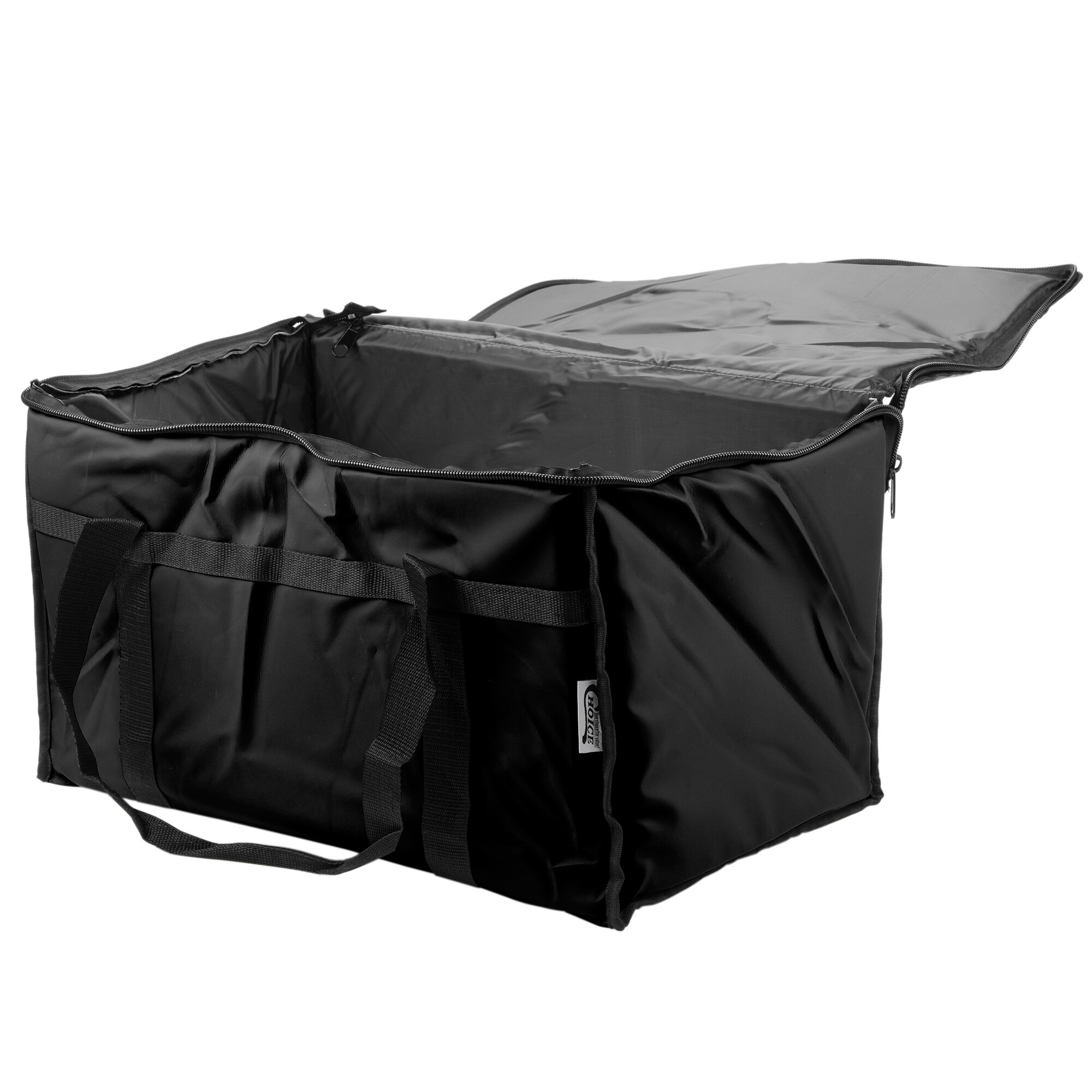 Choice Insulated Food Delivery Bag - Black Nylon