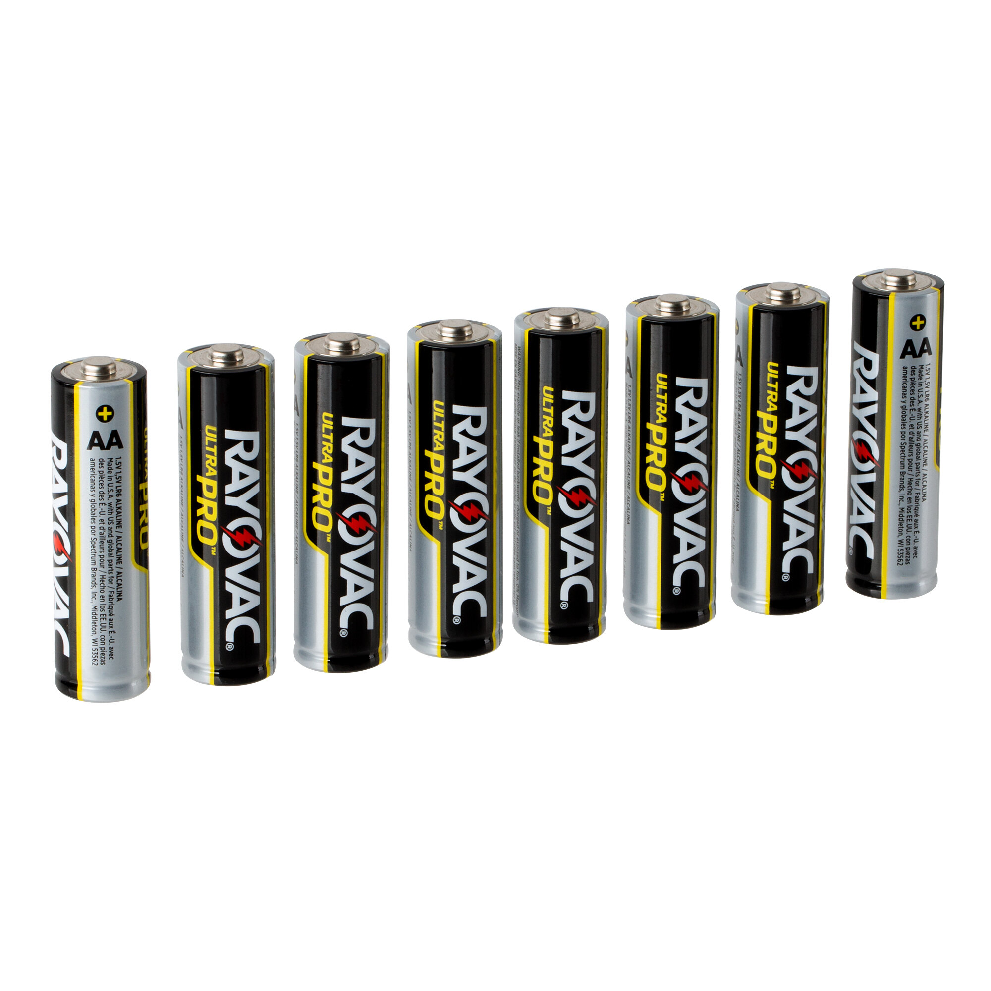 Rayovac ALAA8J Ultra Pro Industrial AA Alkaline Batteries 8/Pack
