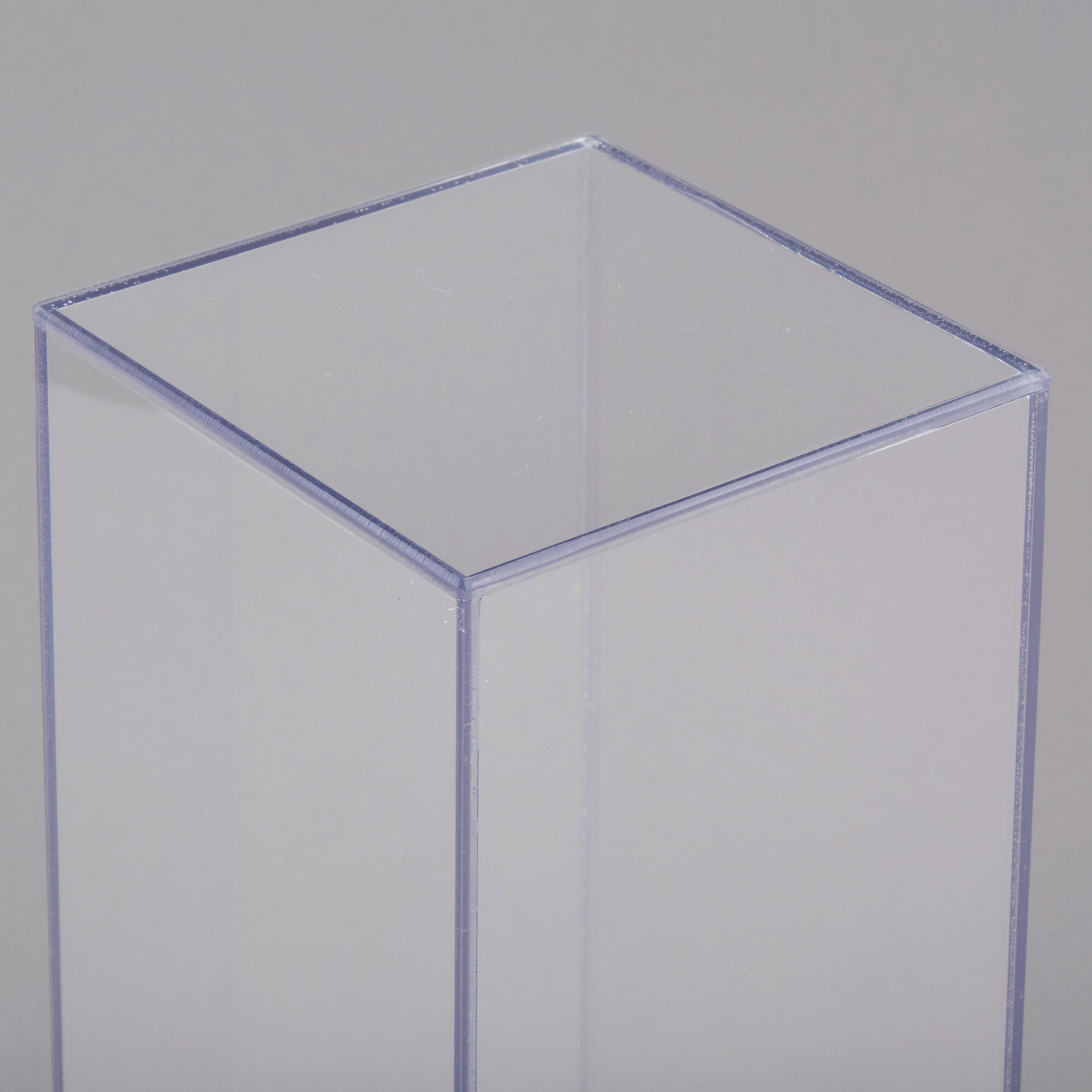 CalMil 87912 5" x 12" Square Clear Acrylic Accent Display Vase