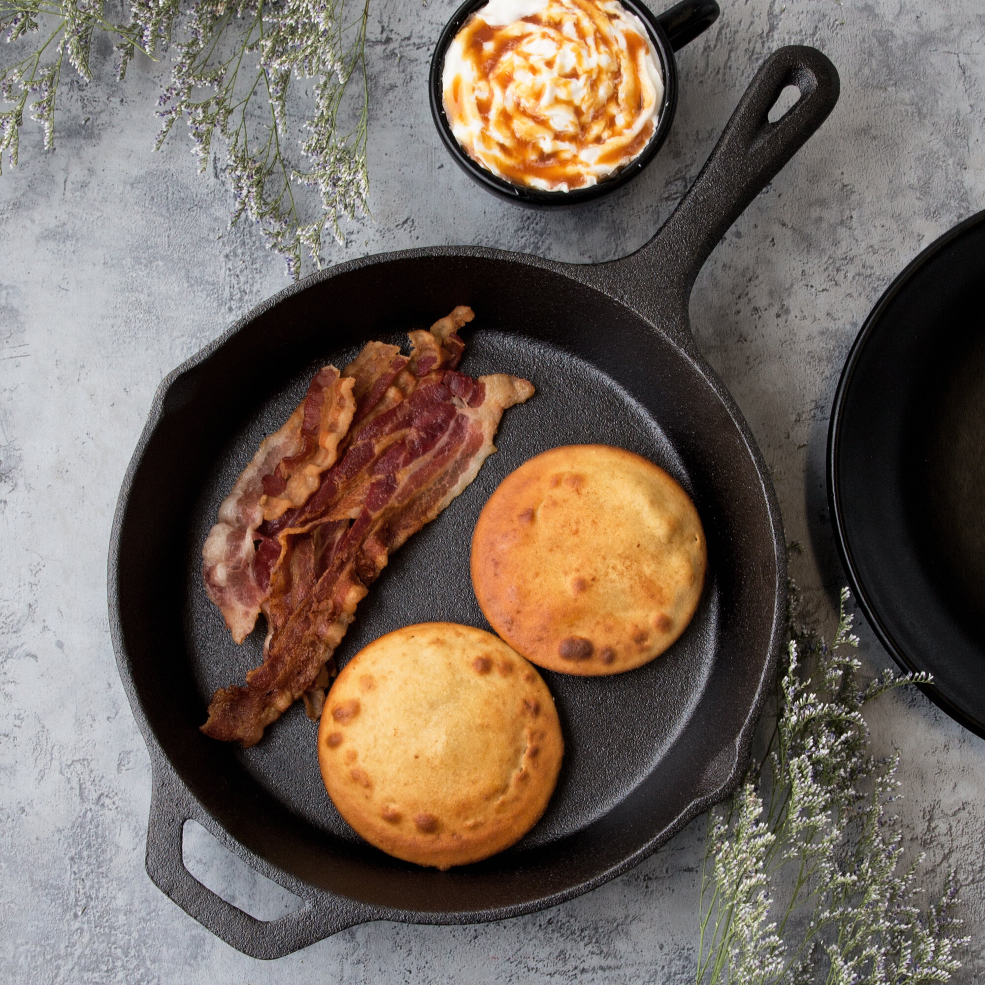 Choice 3 Piece Pre Seasoned Cast Iron Skillet Set Includes 6 12 8 And 10 14 Skillets 4299