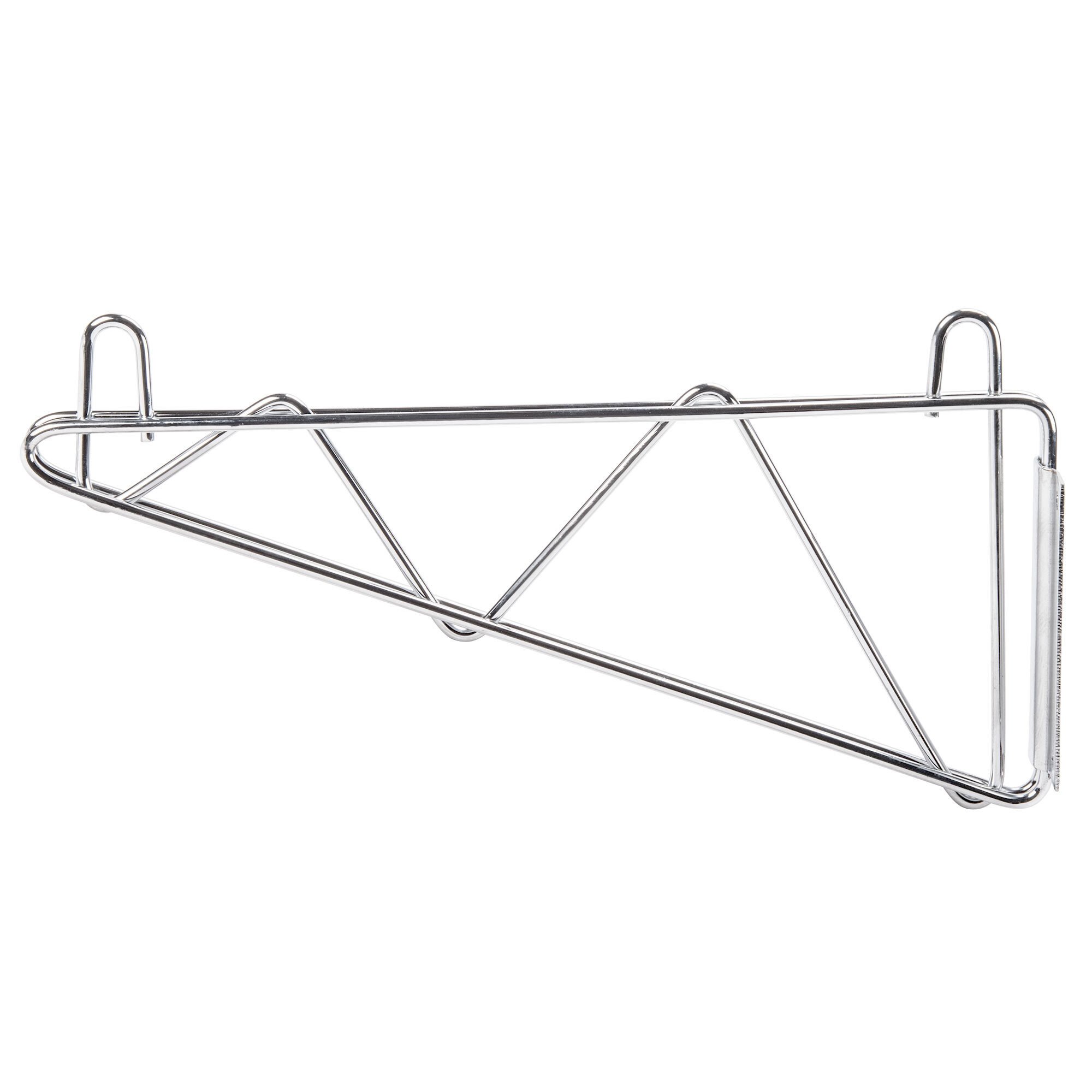 Advance Tabco SB18 18" Deep Single Wall Mounting Bracket for Chrome