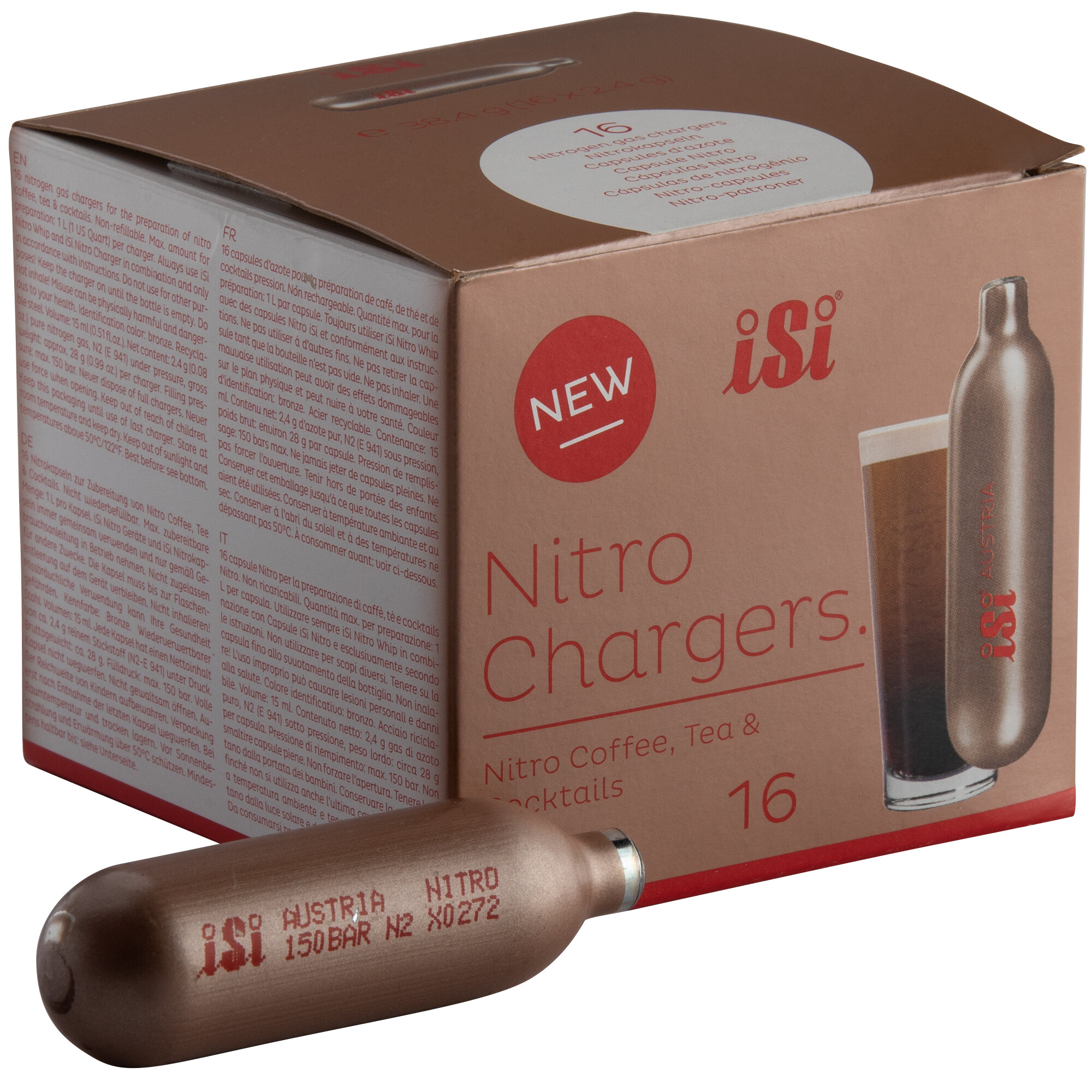 Nitro Whip Chargers iSi 070599 N2 Nitro Chargers 16/Box