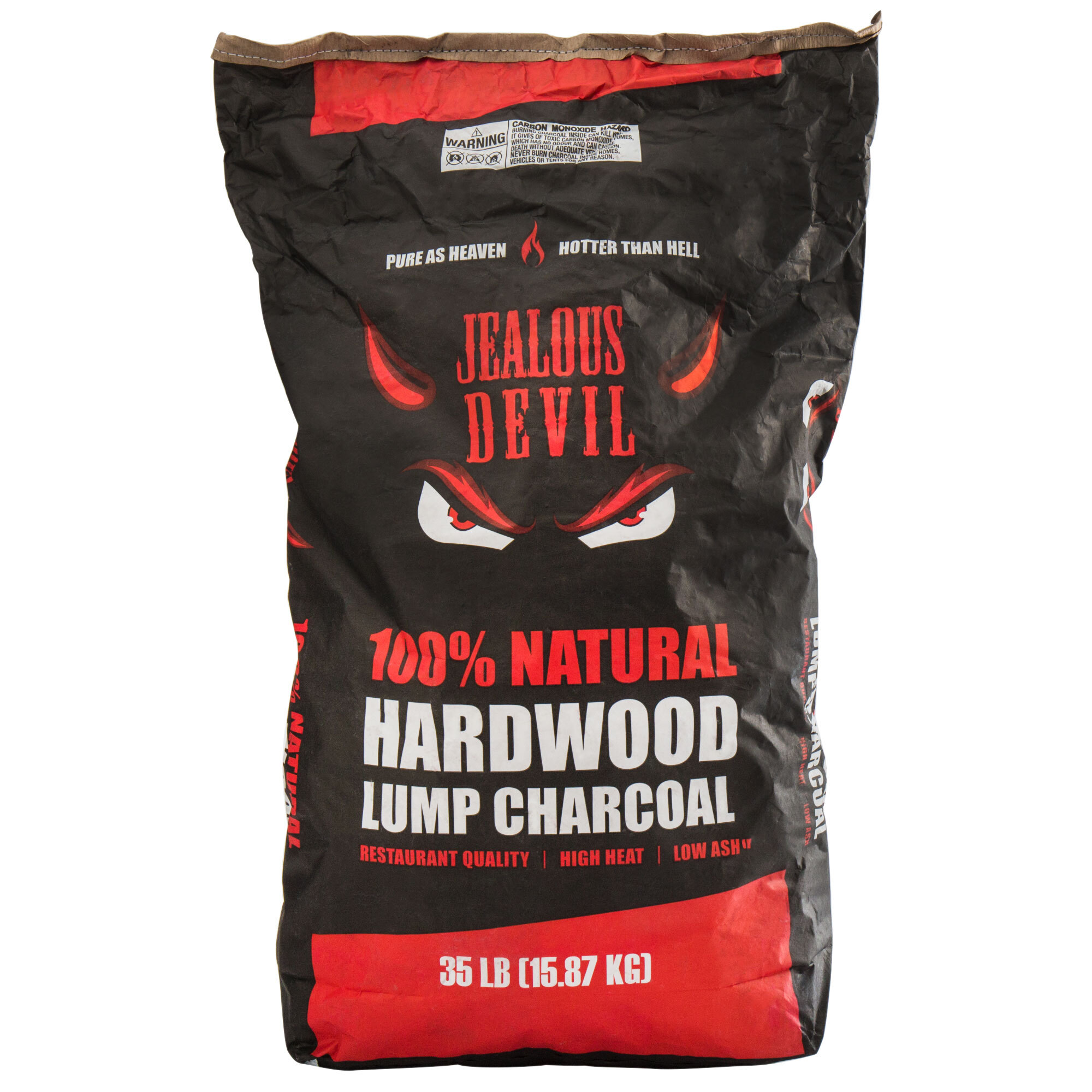 Jealous Devil 100 All Natural Hardwood Lump Charcoal 35 lb.