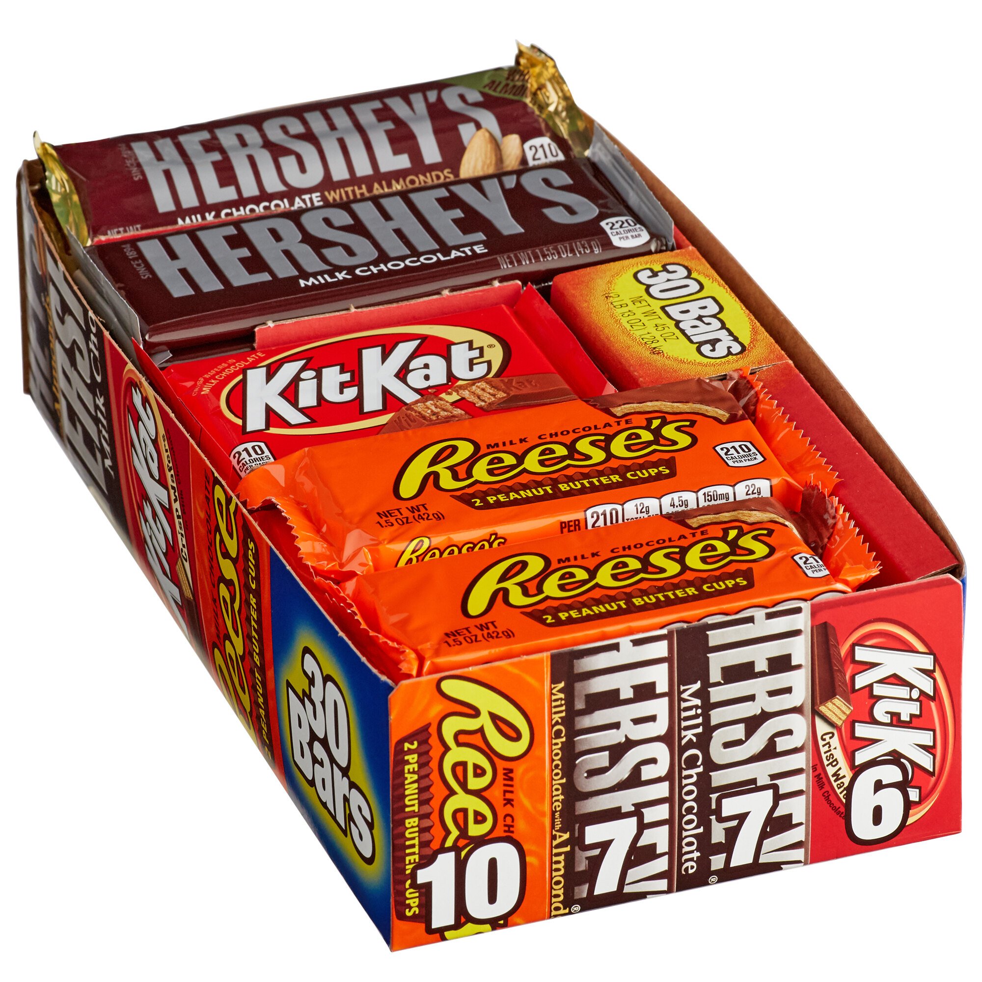 Hersheys Full Size Candy Bar Variety Pack 30 Count