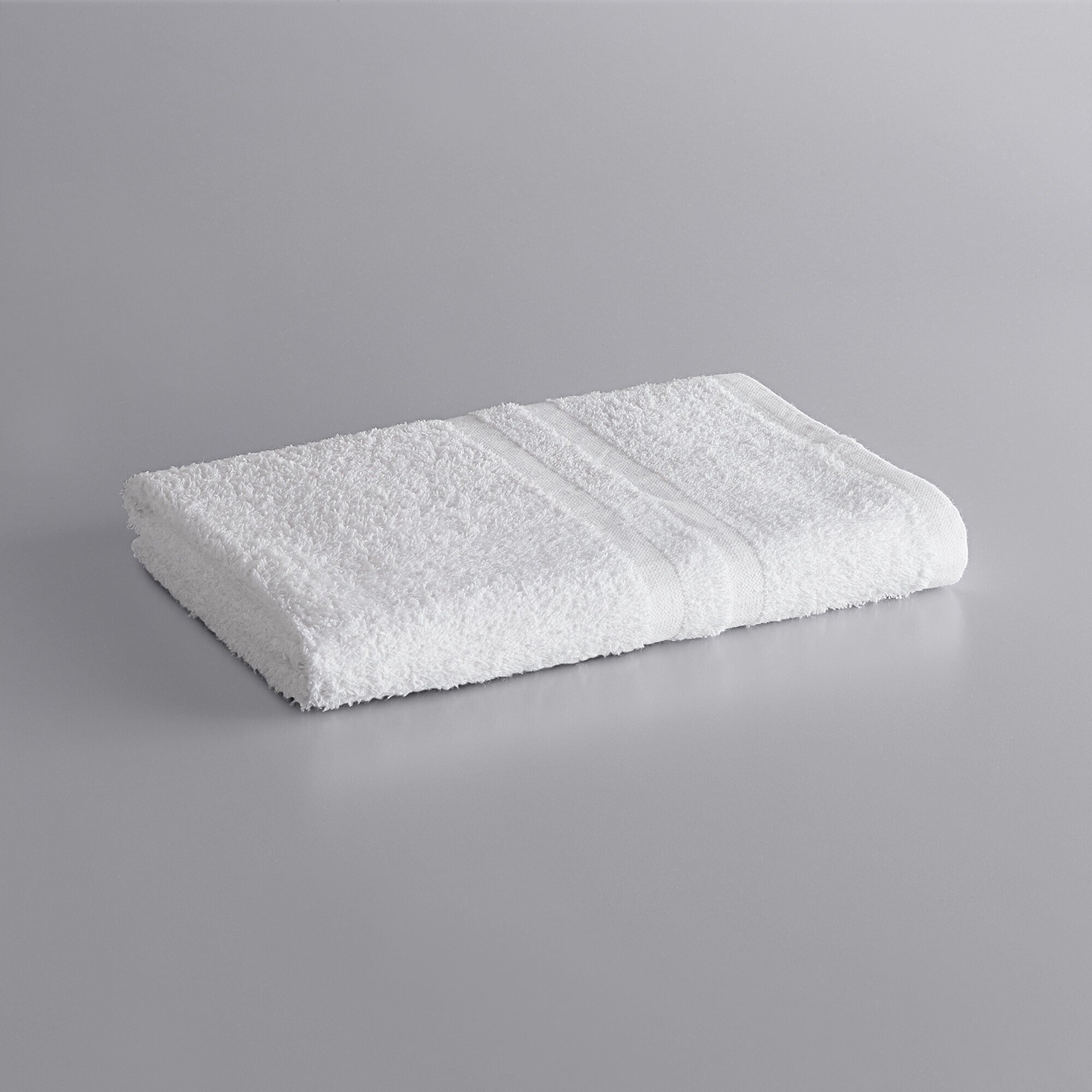 Lavex Lodging Standard 24" x 48" Cotton/Poly Bath Towel 8 lb. 12/Pack