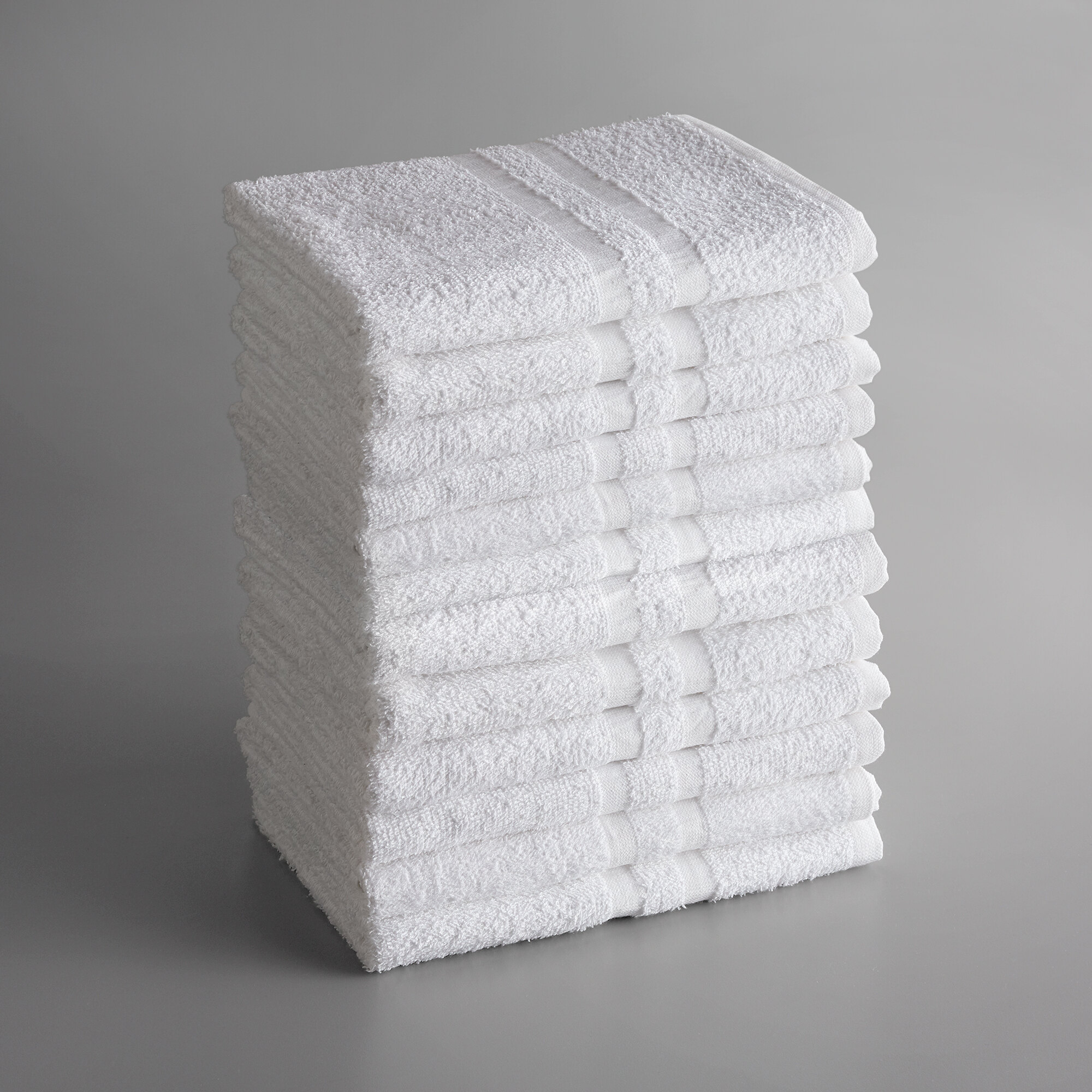 Lavex Lodging Standard 22" x 44" Cotton/Poly Bath Towel 6 lb. 12/Pack