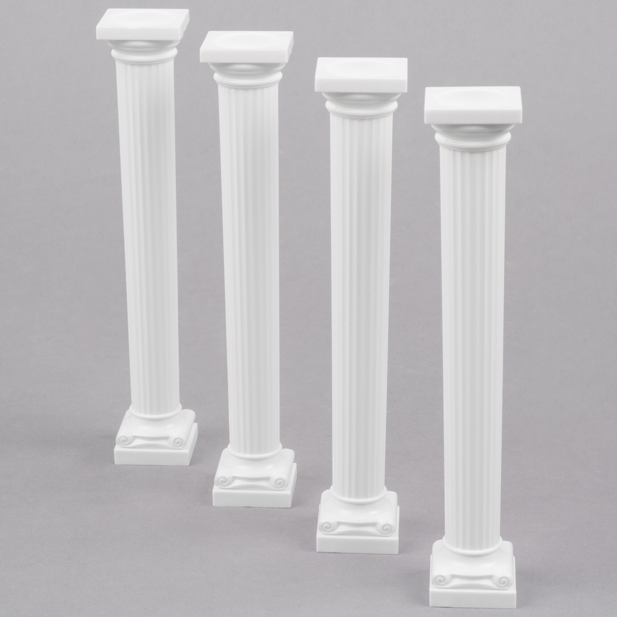 Wilton 3033705 7" Grecian Cake Pillars 4/Pack