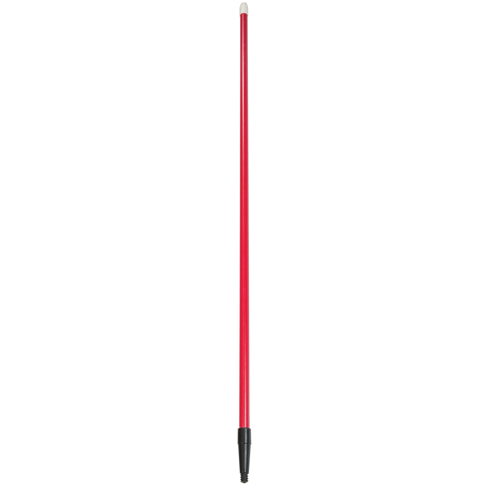 Carlisle 4022005 Sparta Spectrum 60 Red Tapered Threaded Fiberglass Broom Squeegee Handle