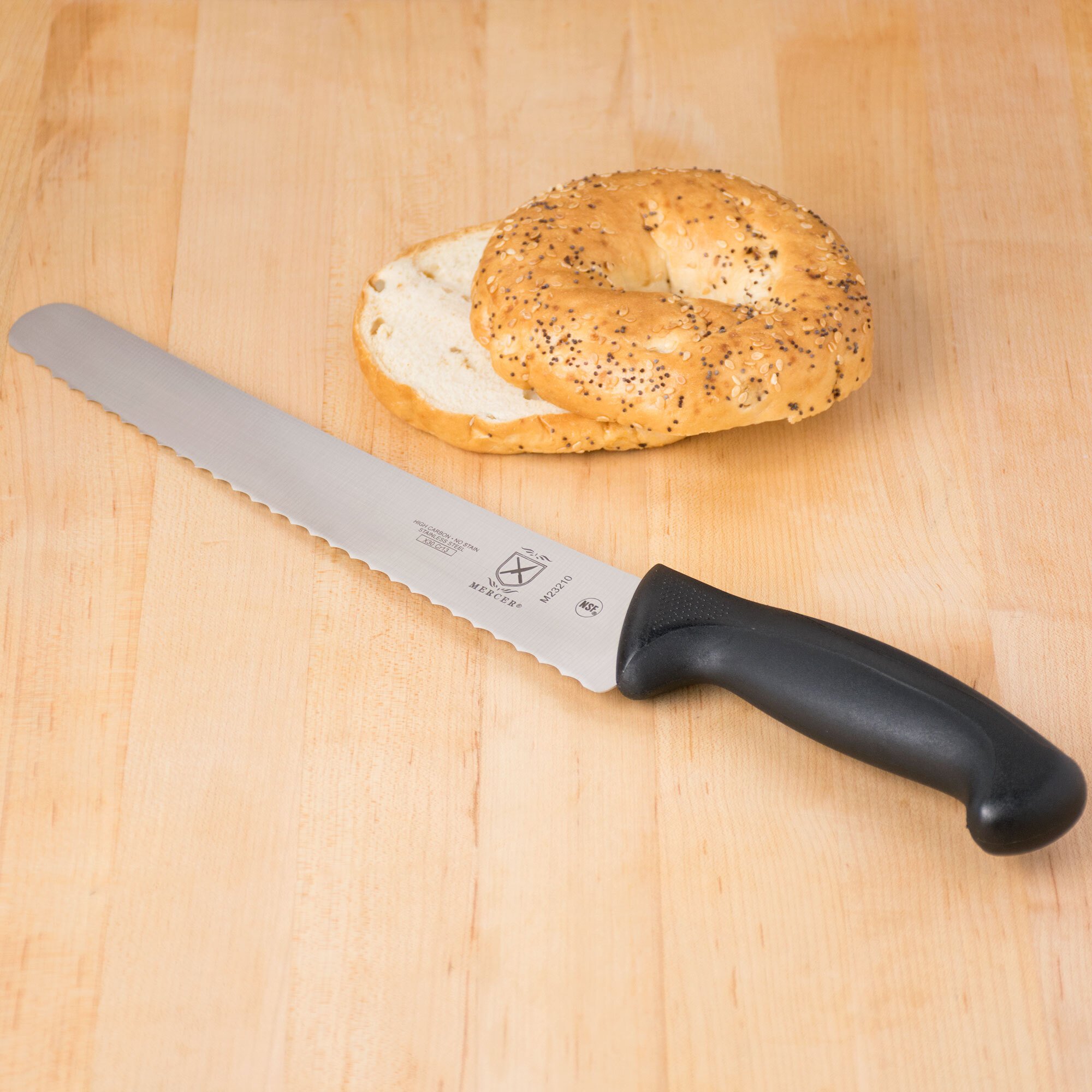 Mercer Culinary Millennia 10" Wide Bread Knife