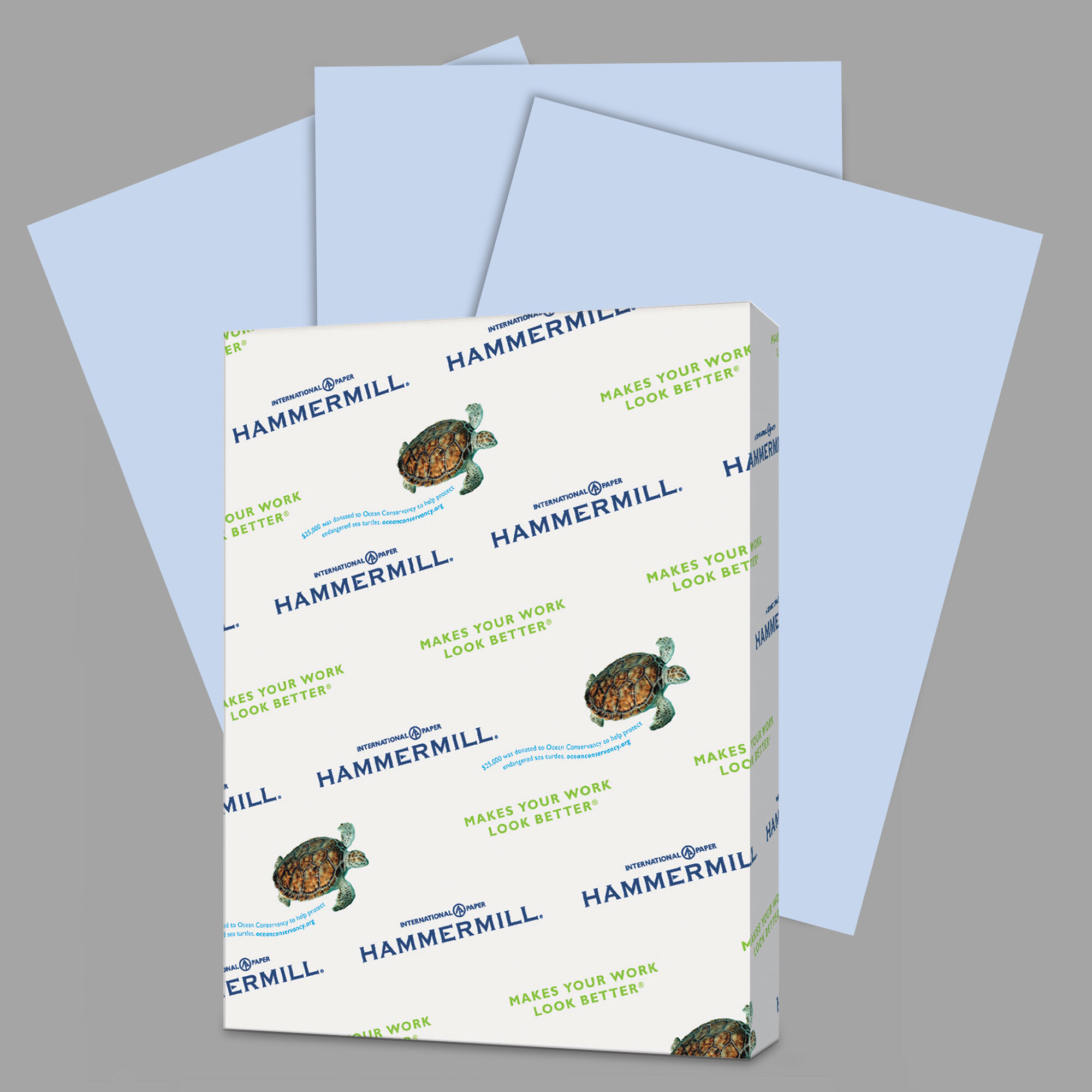 Hammermill 103770 8 1/2" x 11" Orchid Ream of 20 Recycled Colored Copy