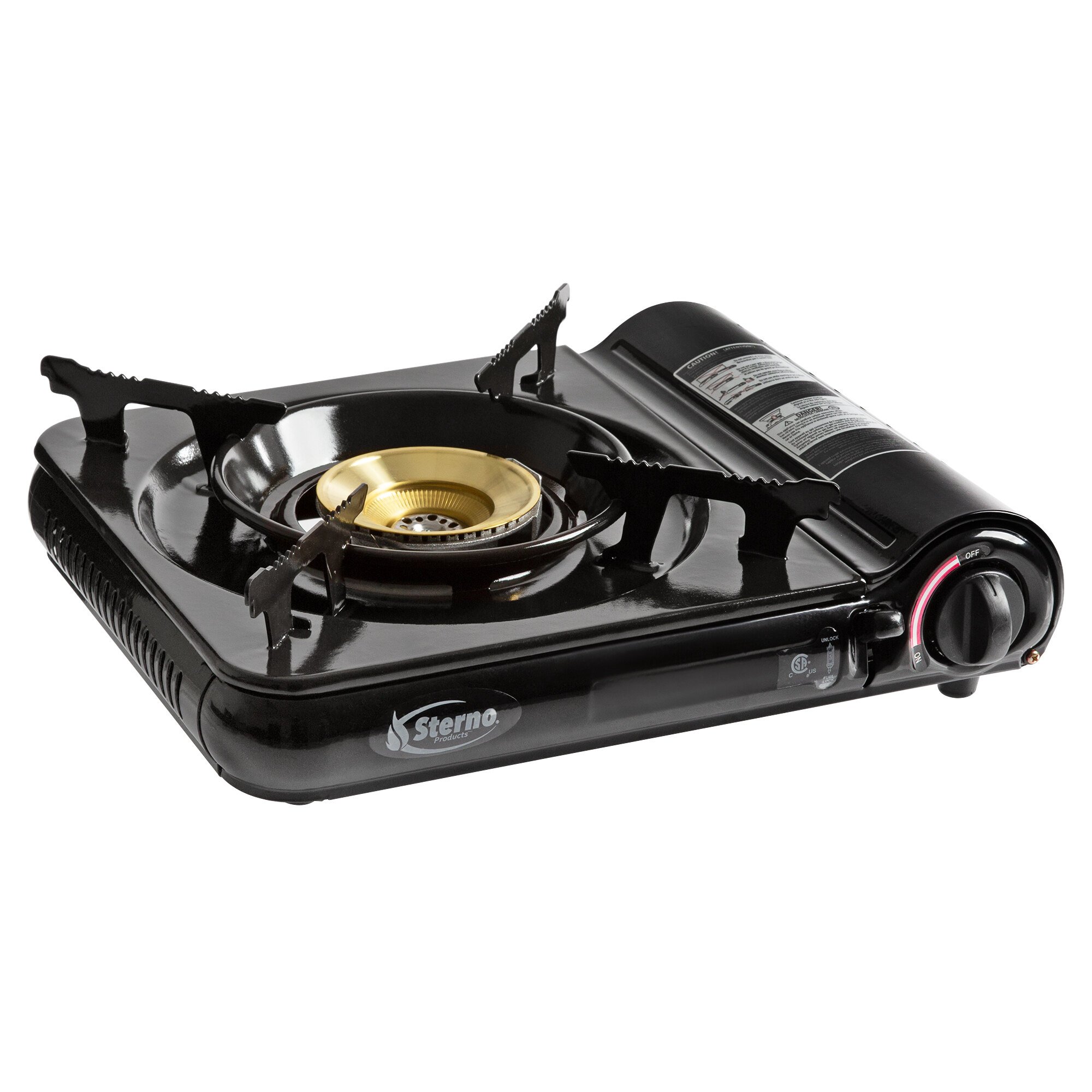 Sterno 50180 1Burner Black Butane Countertop Range / Portable Stove