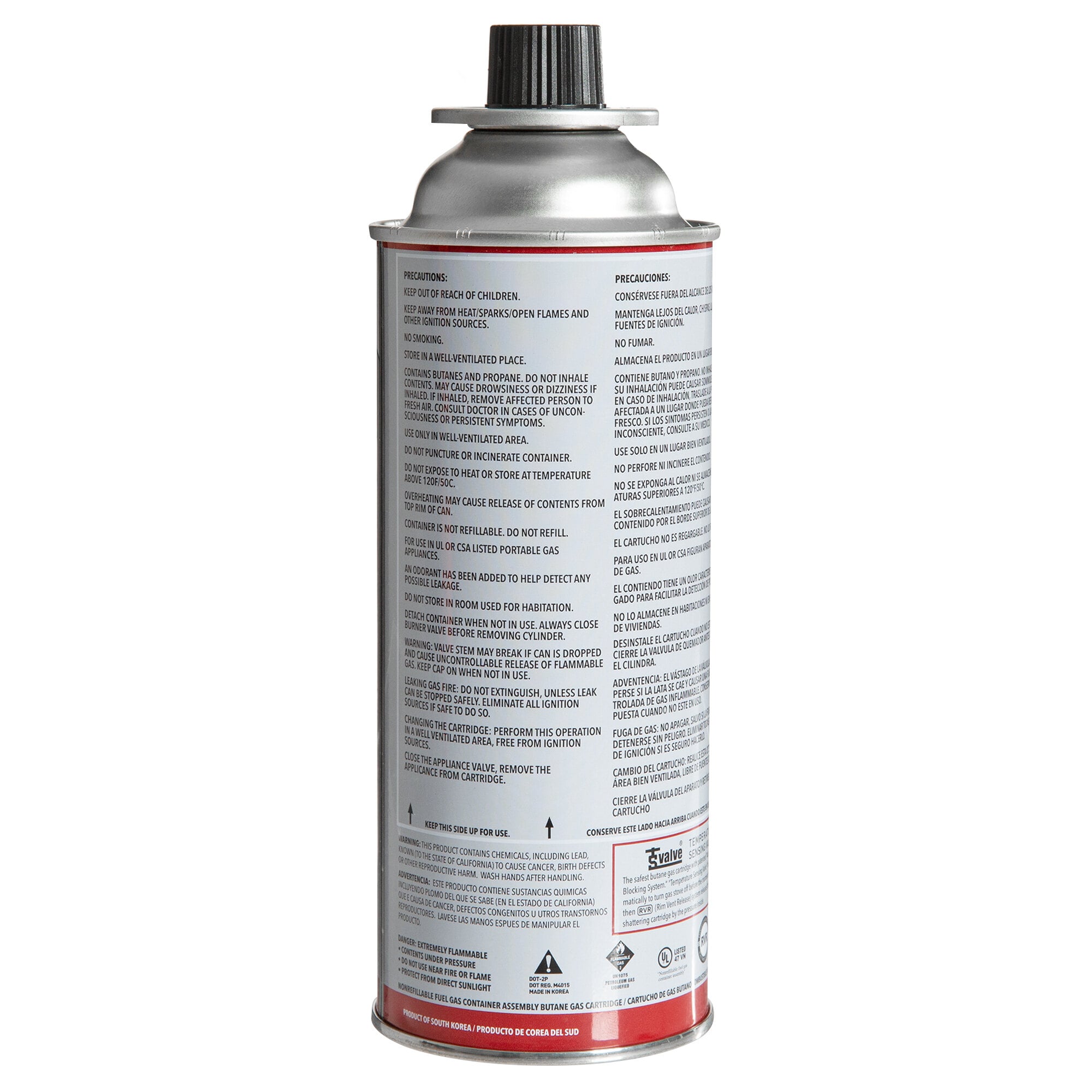 Sterno Butane Fuel Refill Cartridge 8 oz. Canisters (12/Case)