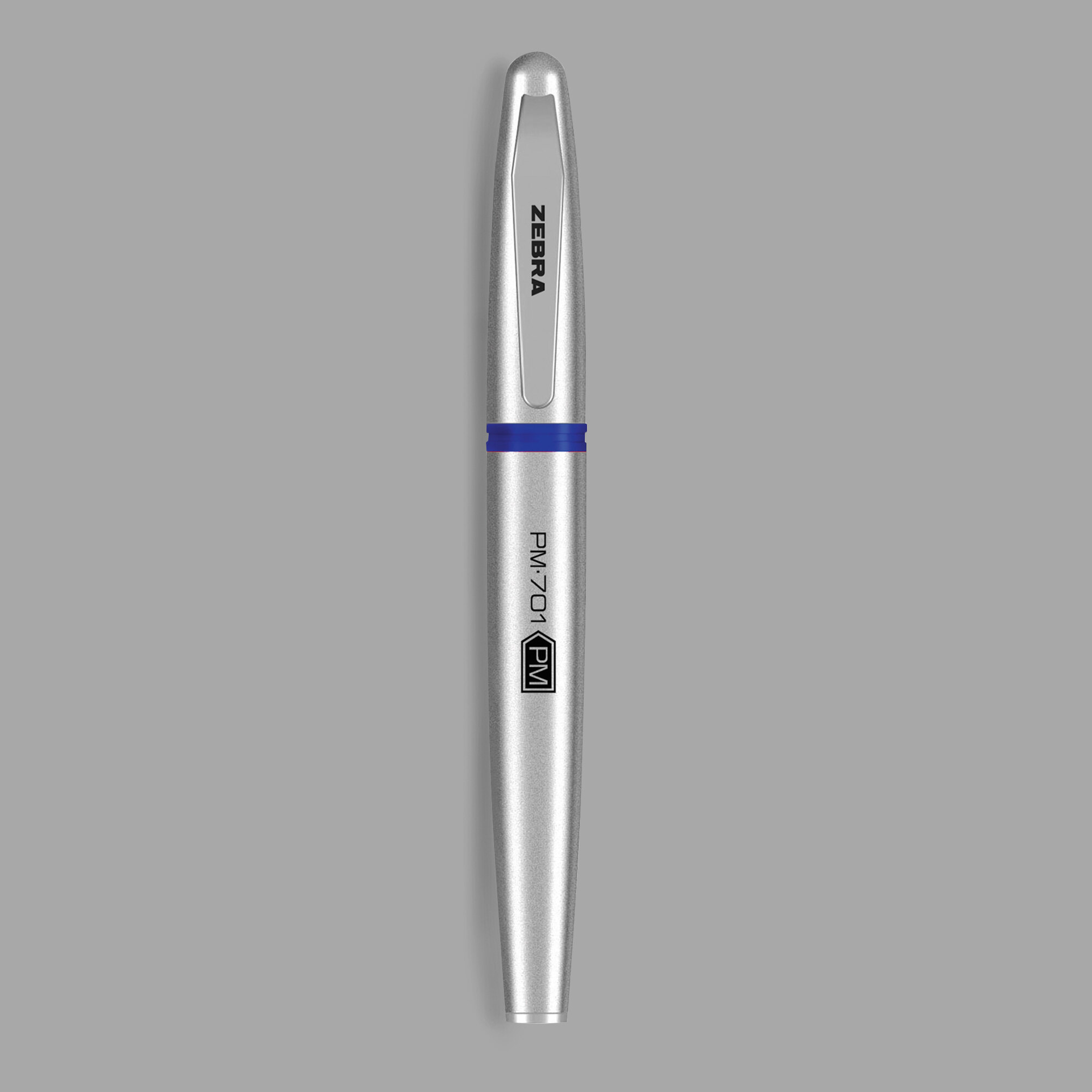Zebra 65121 PM701 Blue Bullet Tip Permanent Marker