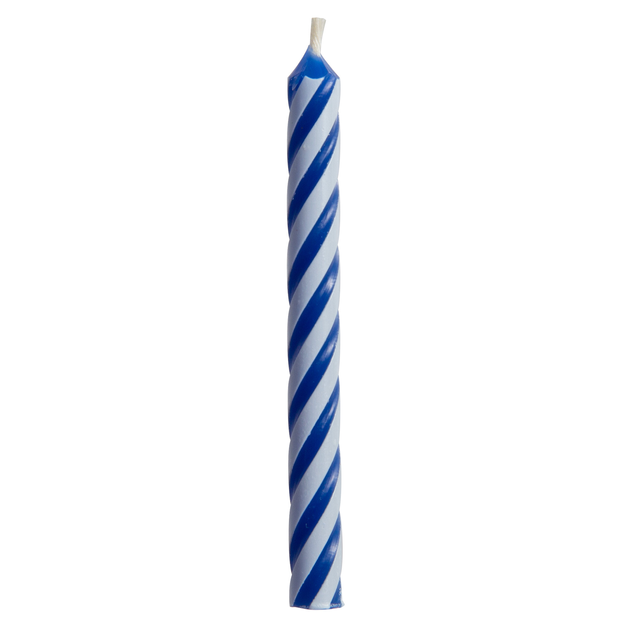 Creative Converting 080400034 Blue Spiral Candles 24/Pack