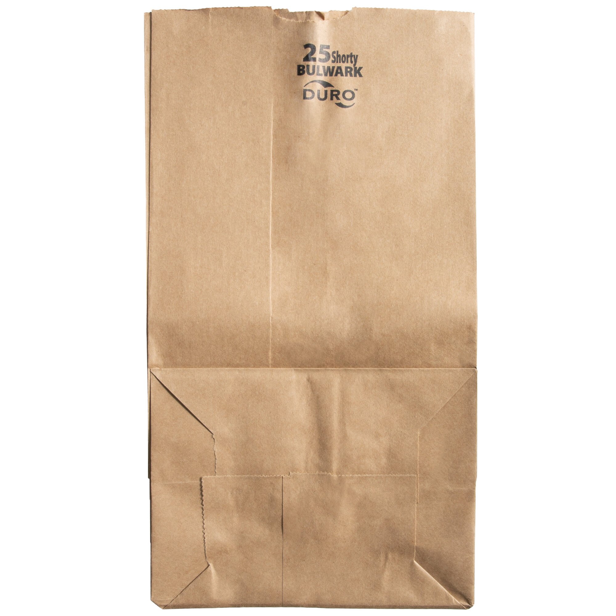 Duro Bulwark 25 lb. Shorty Extra Heavy Duty Brown Bag 400/Bundle