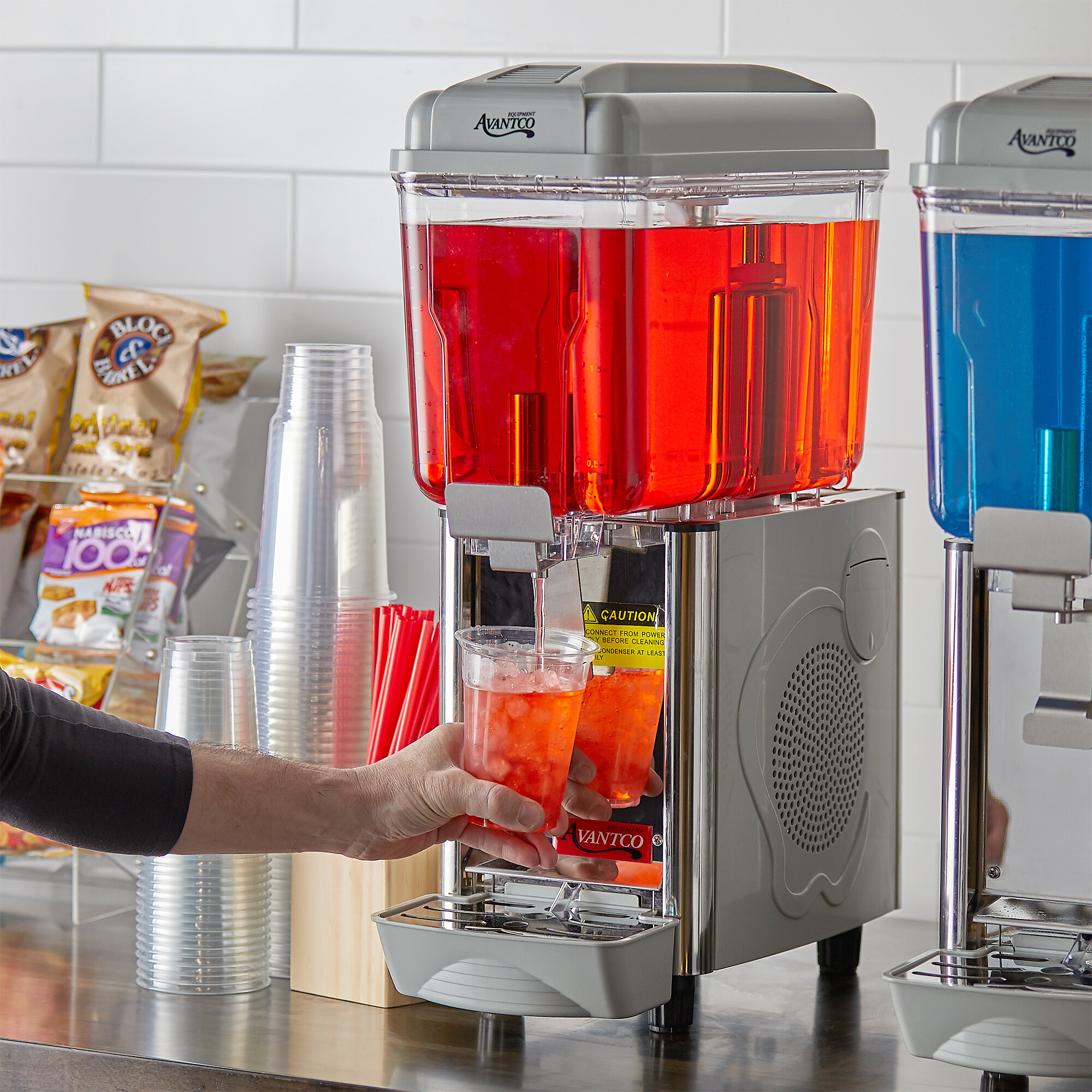 Avantco RDM31 Single 3 Gallon Bowl Refrigerated Beverage Dispenser 120V