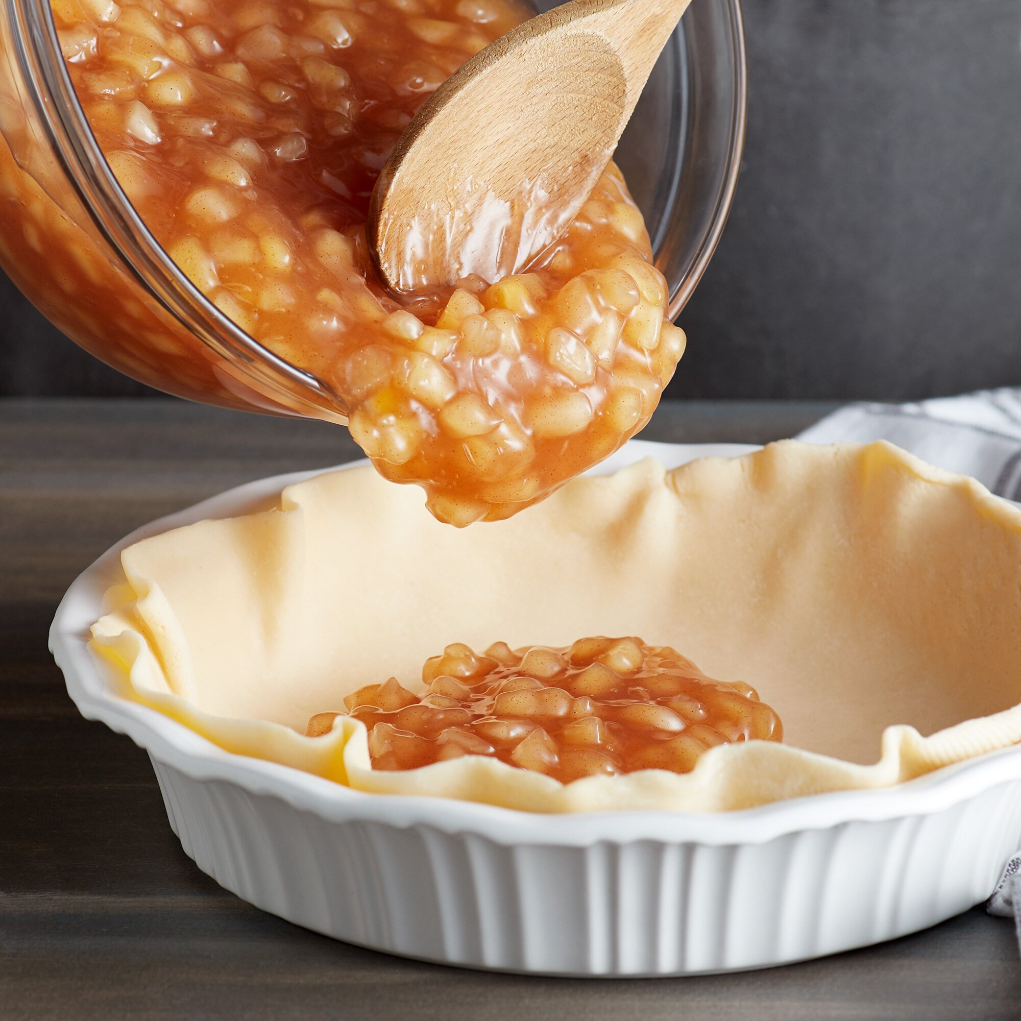 Brill Diced Apple Pie Filling 18 lb. Bulk Supply