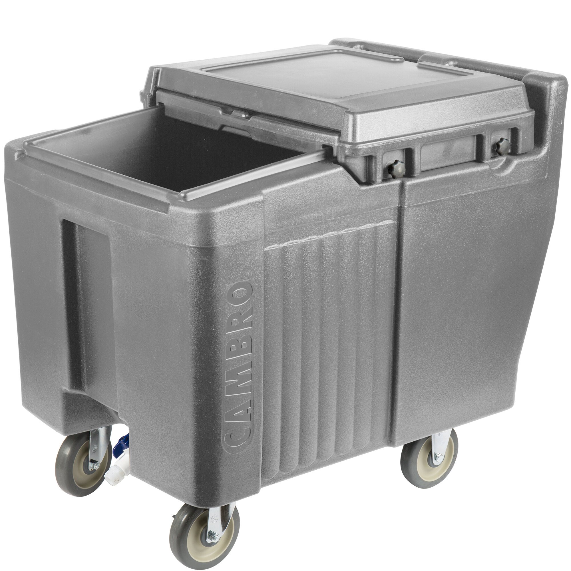 Cambro ICS125L191 SlidingLid™ Granite Gray Portable Ice Bin 125 lb