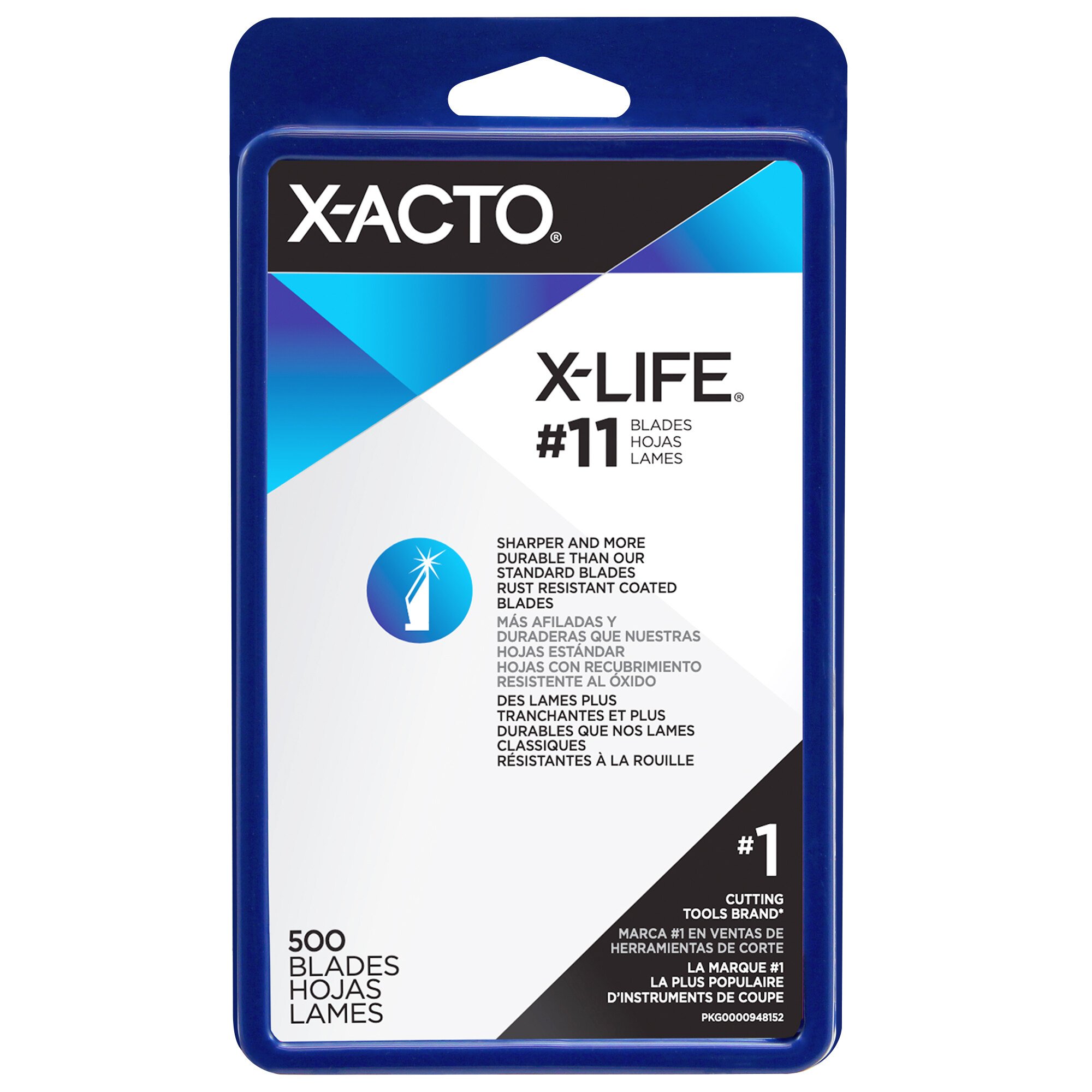 X-Acto X511 #11 Classic Fine Point Knife Blade - 500/Box