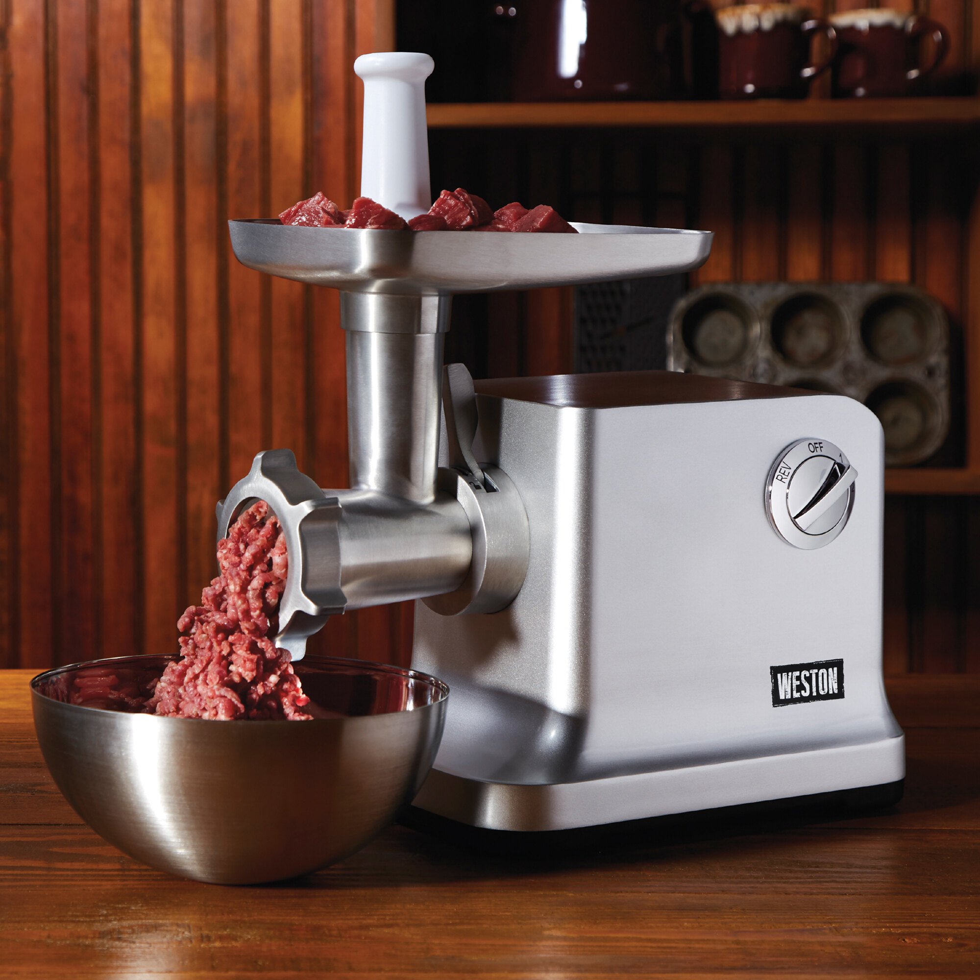 Weston 12 Meat Grinder Weston 331301W Pro Series 12 Electric Meat Grinder and Sausage Stuffer