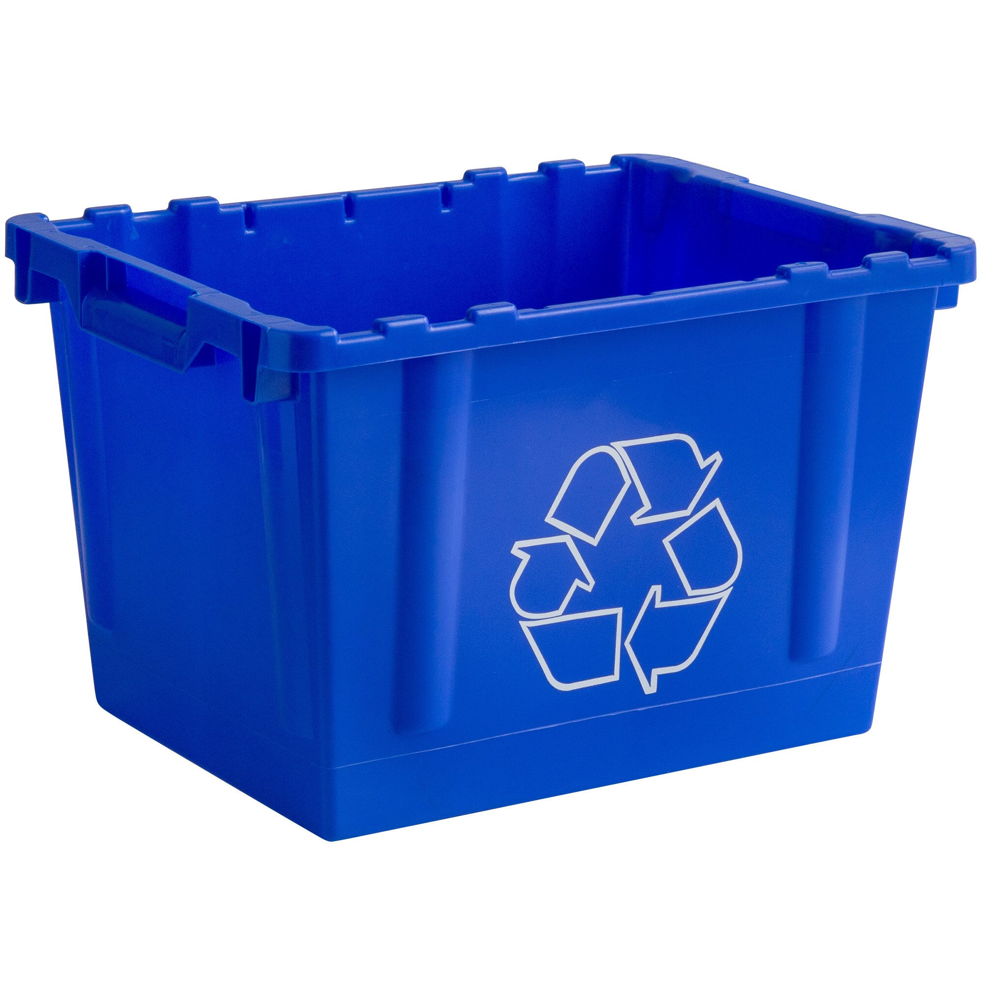 Blue Recycling Bin Lavex Janitorial 14 Gallon Blue Curbside Recycling Bin