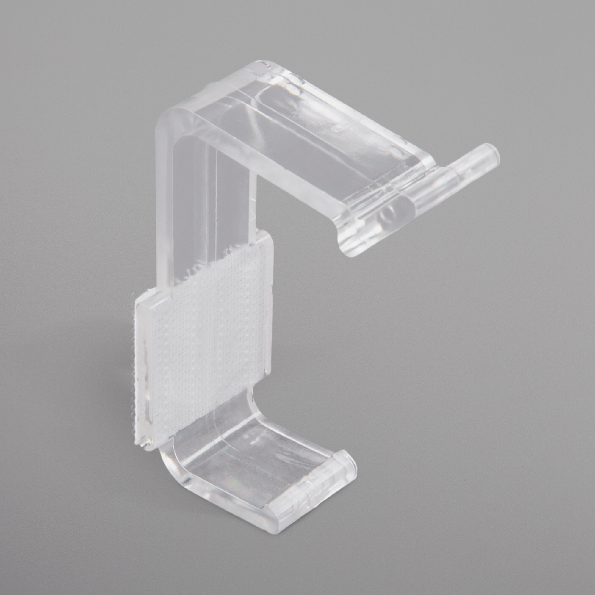 Snap Drape LV Clear Plastic Table Skirt Clip with Velcro® Attachment 50/Bag