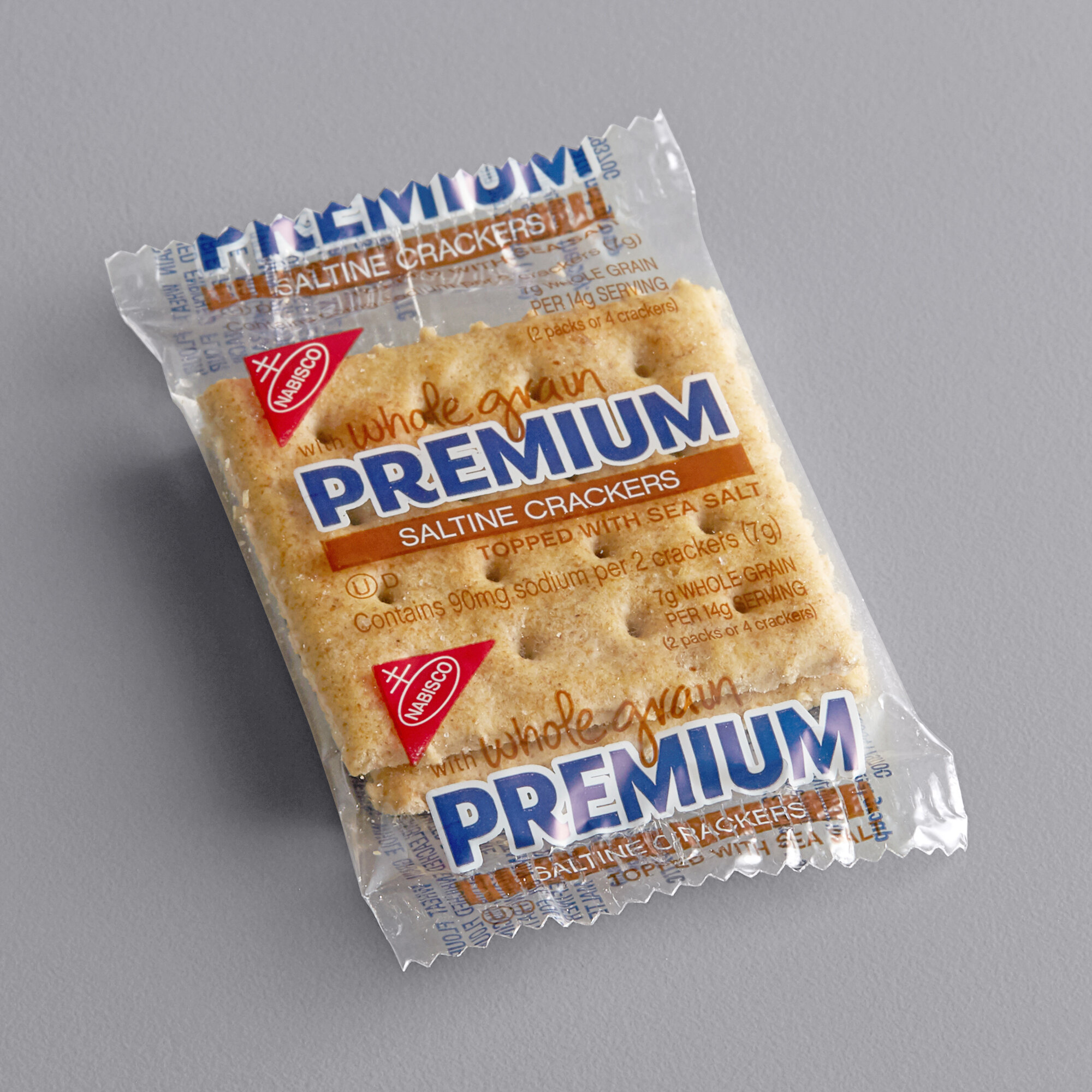 Nabisco Premium 2Count (0.24 oz.) Whole Grain Saltine Crackers 500/Case