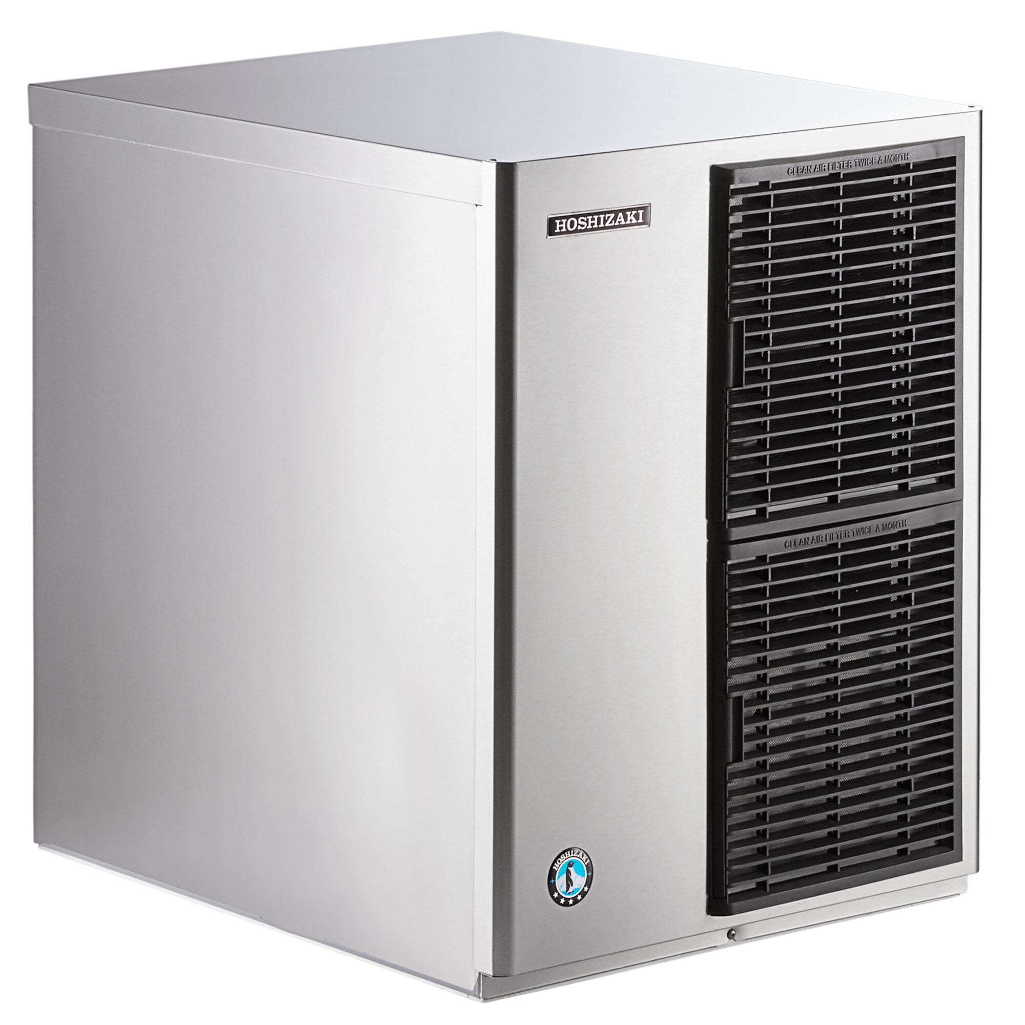 22" Machine à glaçons croissant format étroit à refroidissement par air Hoshizaki KM-520MAJ - 556 lb. — image 1