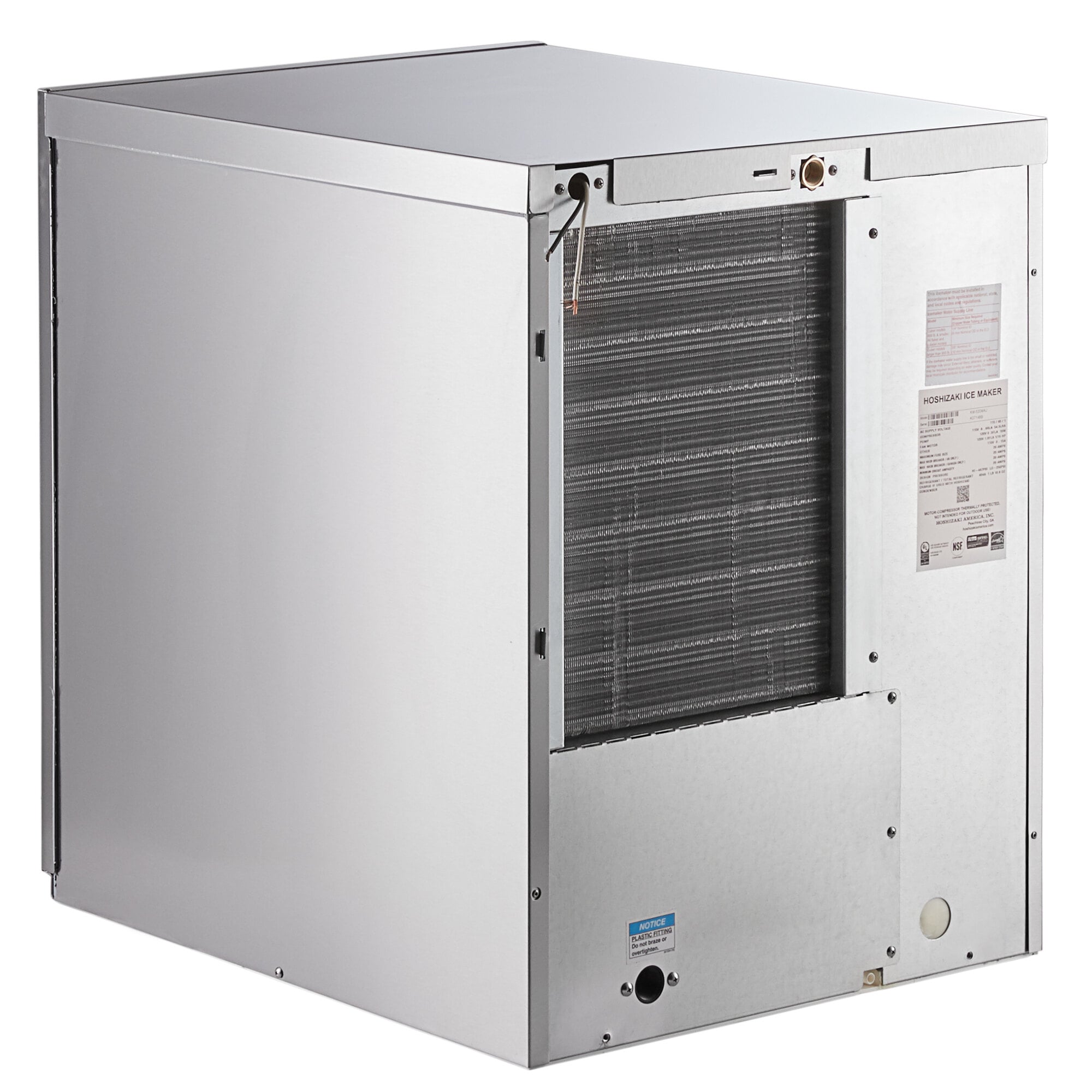 22" Machine à glaçons croissant format étroit à refroidissement par air Hoshizaki KM-520MAJ - 556 lb. — image 2