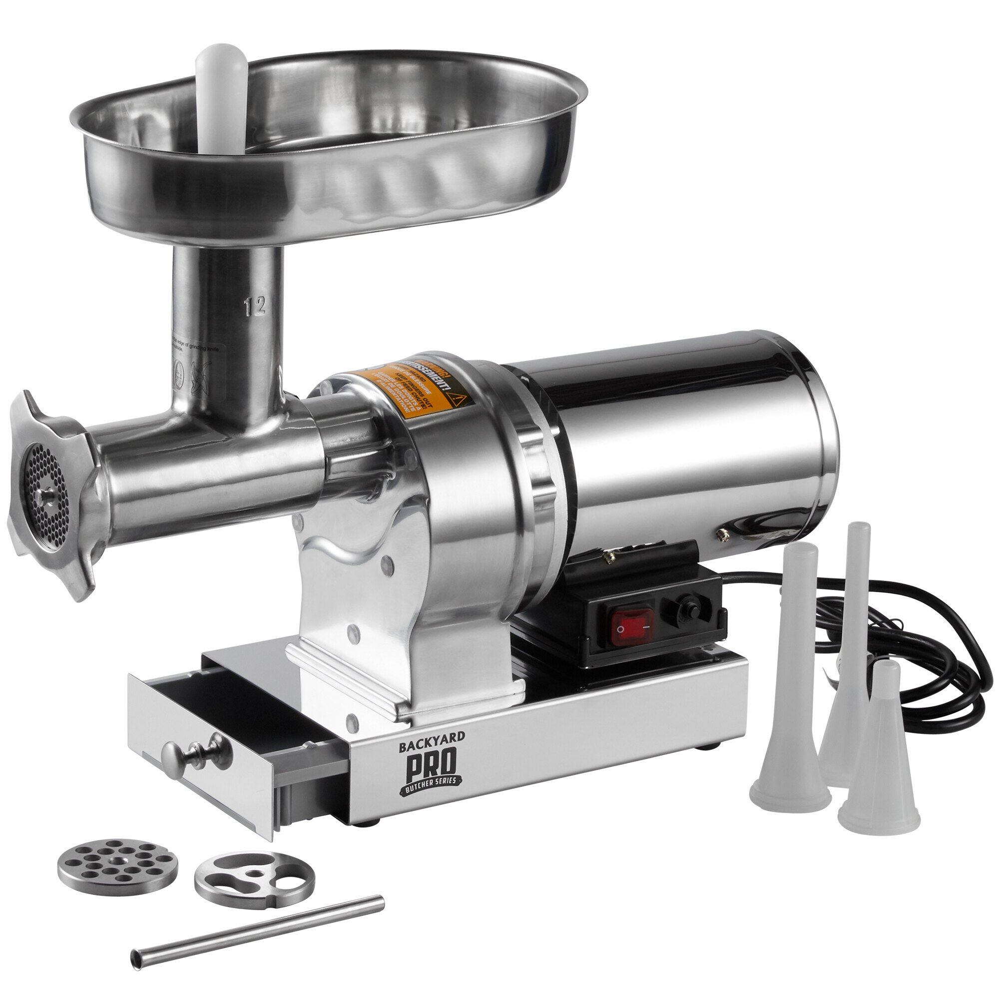 Backyard Pro 12 Electric Meat Grinder WebstaurantStore