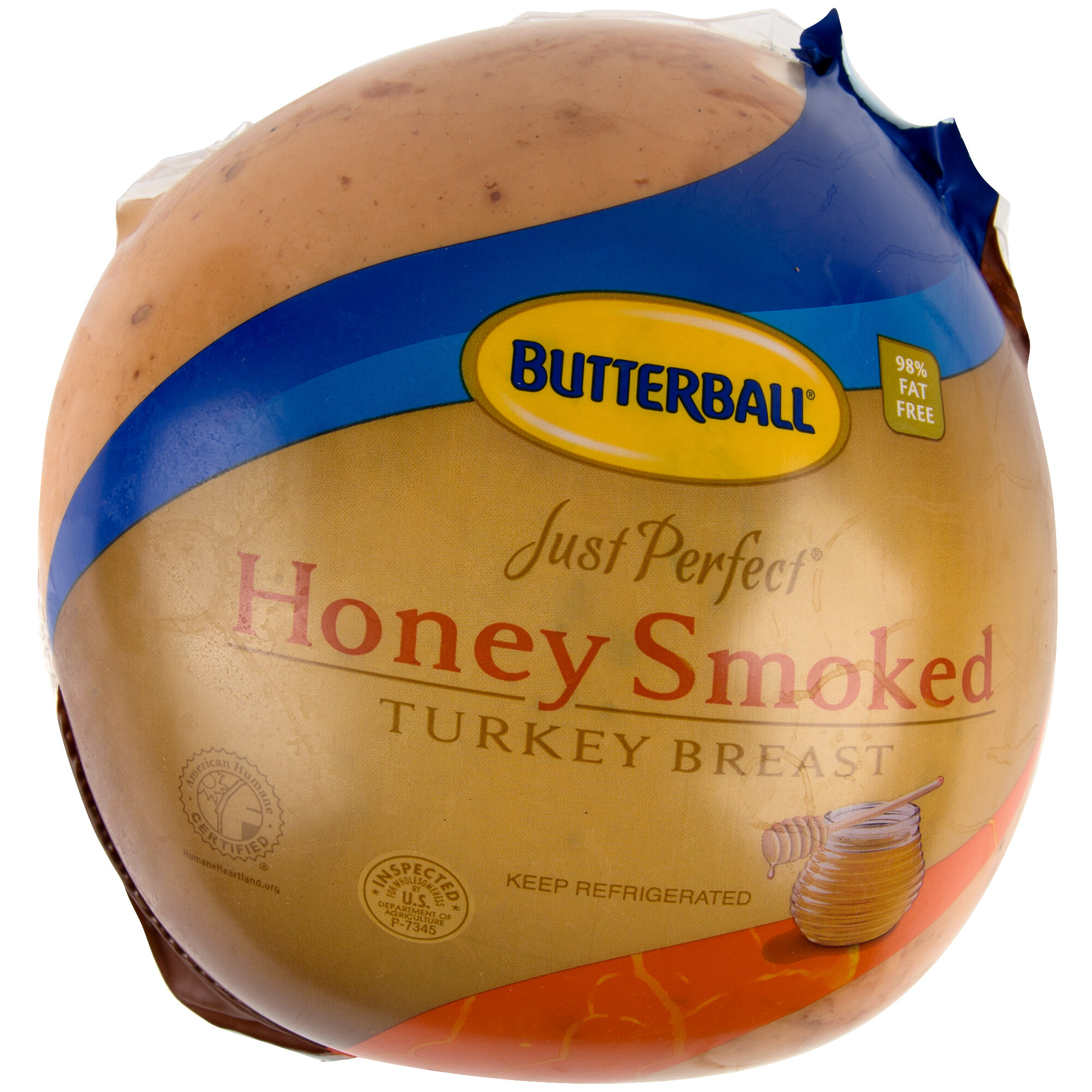 Butterball Just Perfect 9 Lb Honey Smoked Skinless Turkey Breast 2 Case