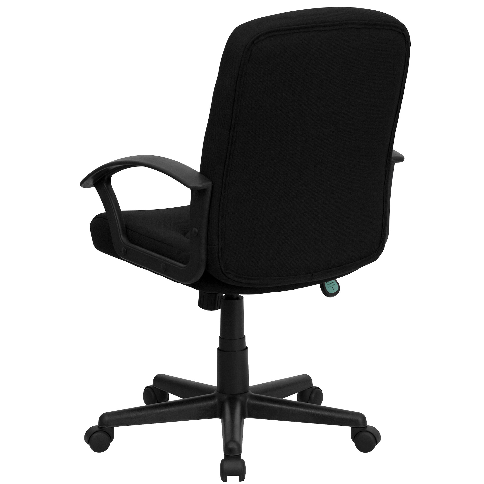 Flash Furniture GOST6BKGG MidBack Black Fabric Office Chair with