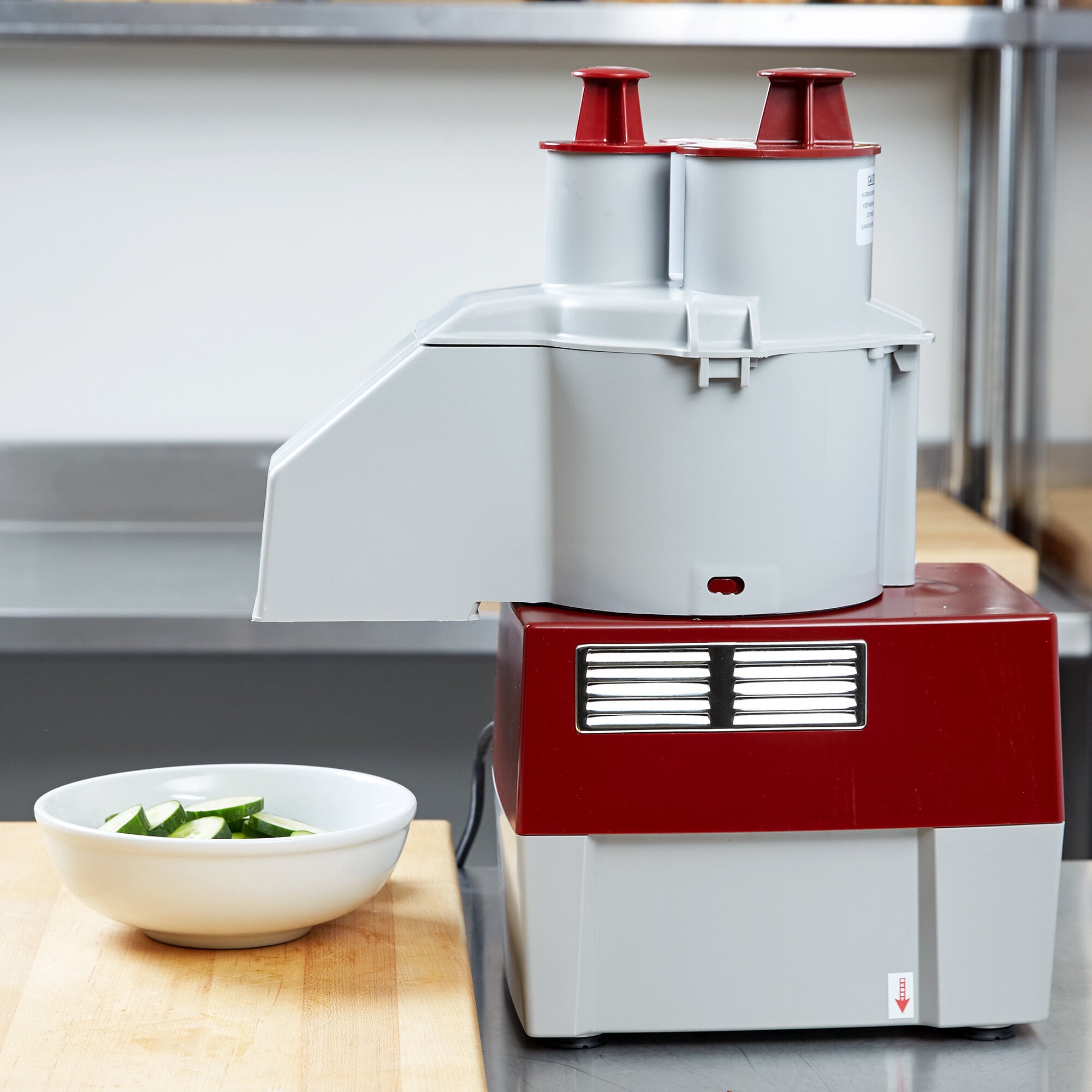 Robot culinaire combiné à alimentation continue, bol en acier inoxydable, 2 disques, avec Robot Coupe R2N - 1 hp — image 4