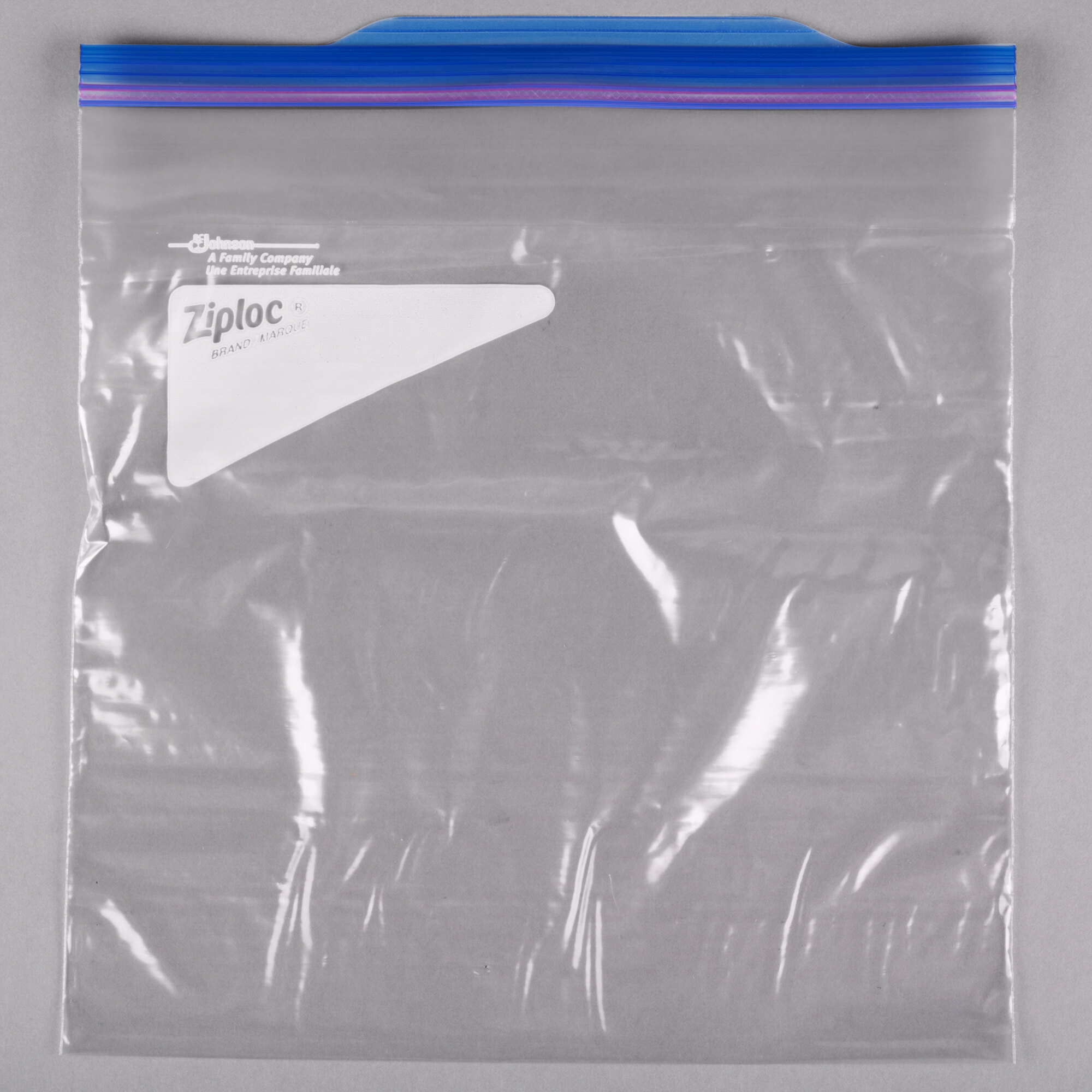 Ziploc® 682258 10 916 X 10 34 One Gallon Freezer Bag With Double Zipper And Write On Label 6216